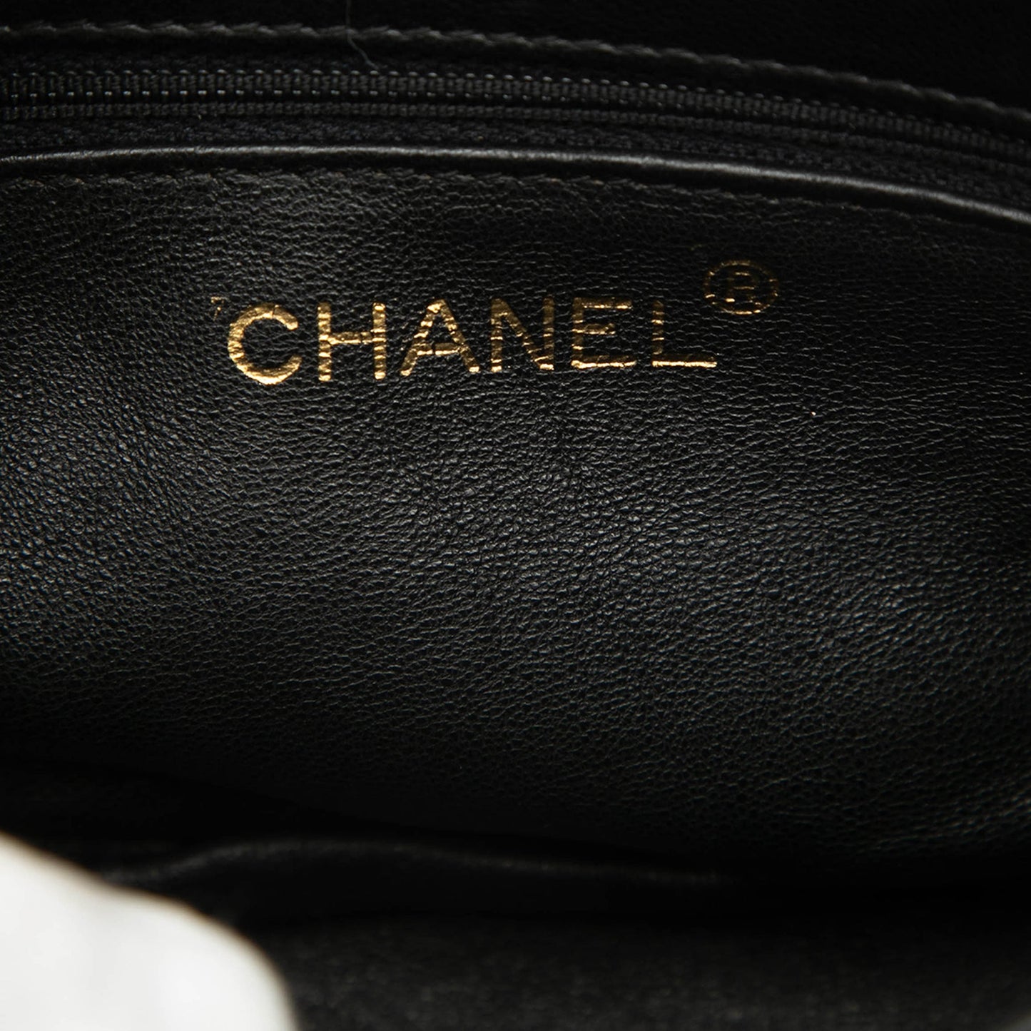 CC Quilted Lambskin Tassel Vanity Bag