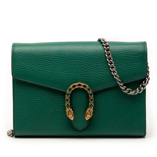 Gucci Leather Dionysus Wallet on Chain