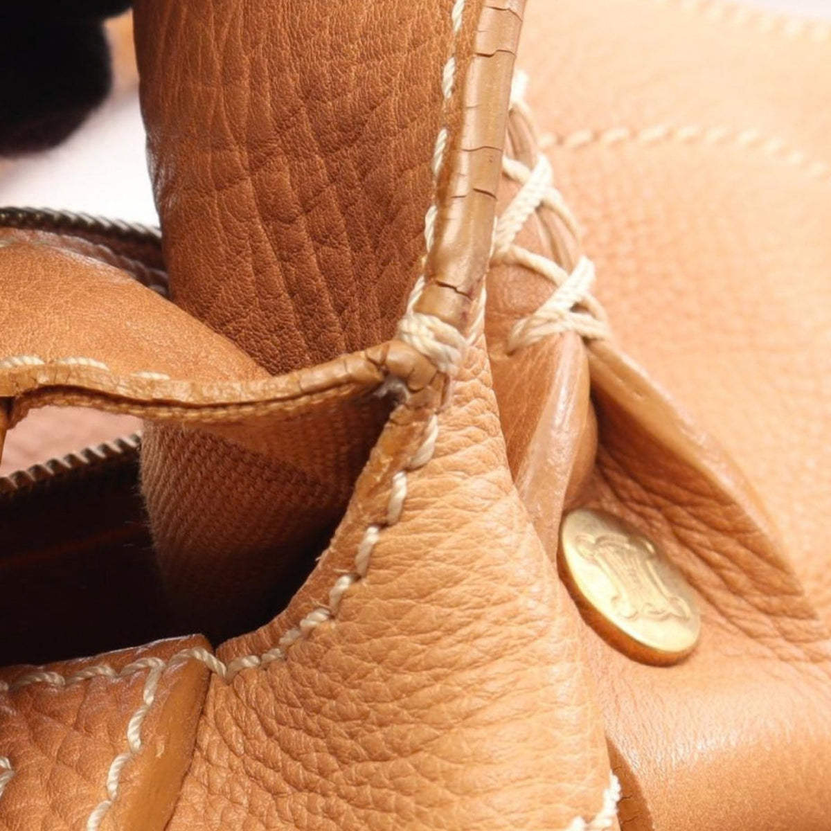 Celine Leather Boogie Handbag