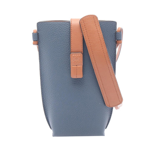 LOEWE Bicolor Grained Calfskin Gate Pocket Crossbody