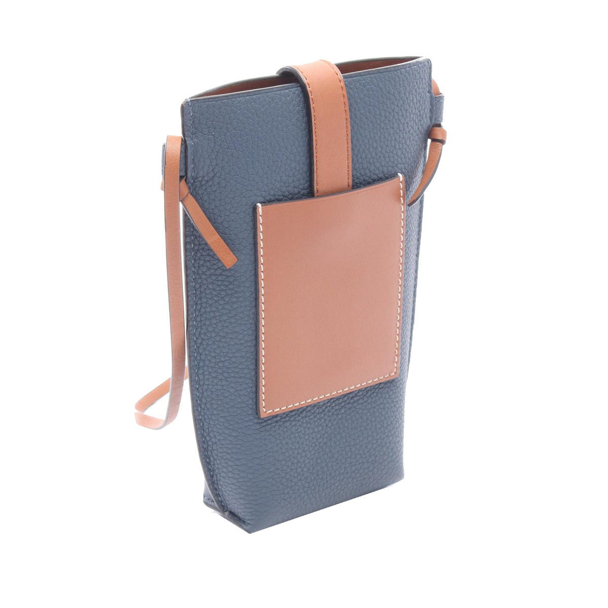 LOEWE Bicolor Grained Calfskin Gate Pocket Crossbody