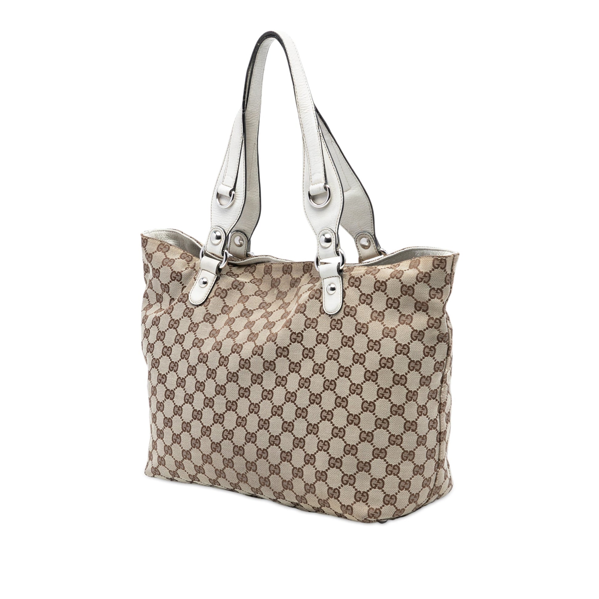 Gucci Medium GG Canvas Icon Bit Tote