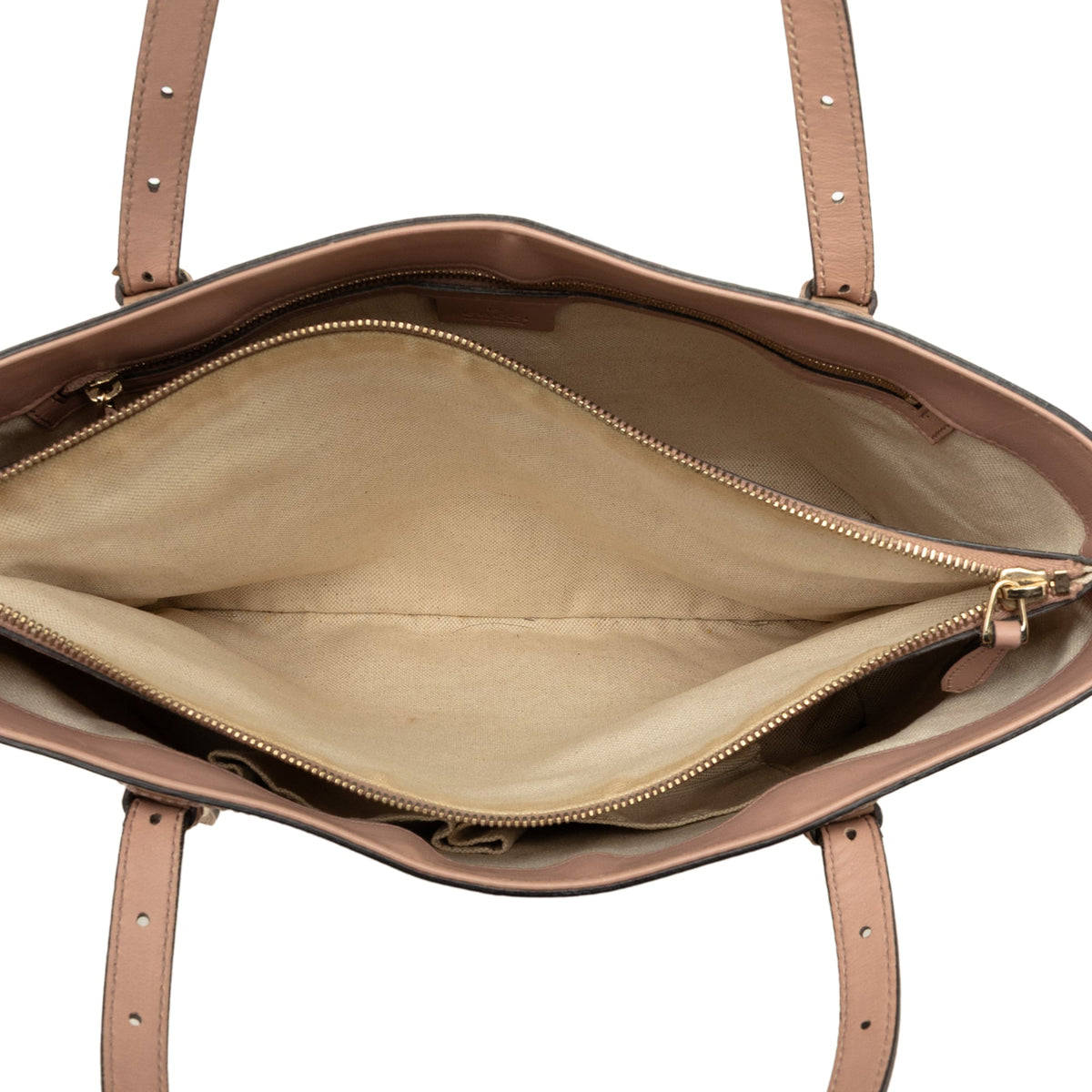 Gucci Patent Microguccissima Nice Tote — Pink