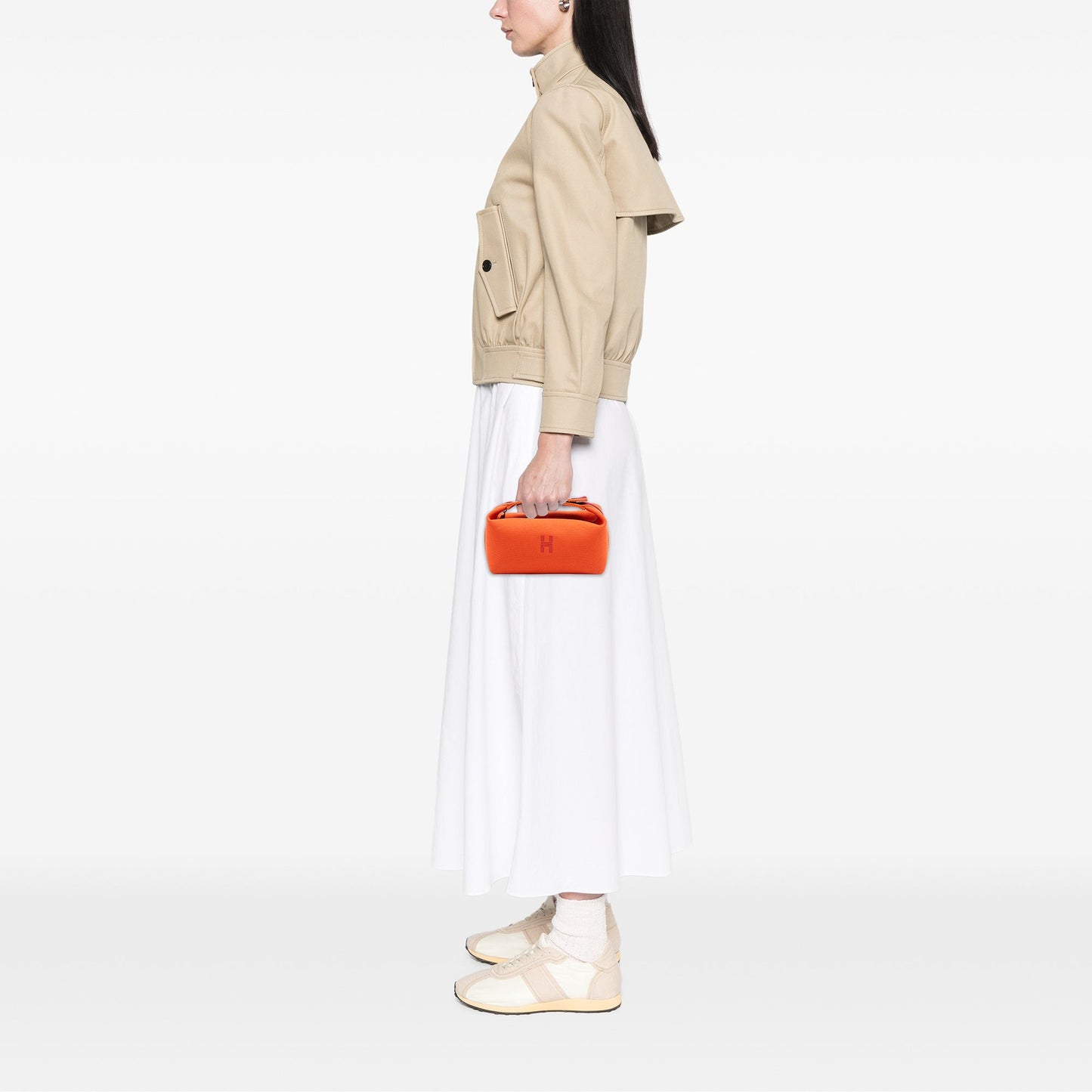 Hermès Small Toile Bride A Brac Case