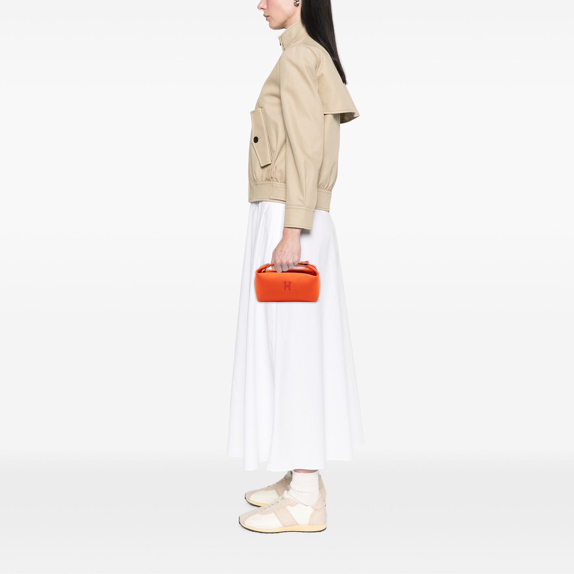 Hermès Small Toile Bride A Brac Case