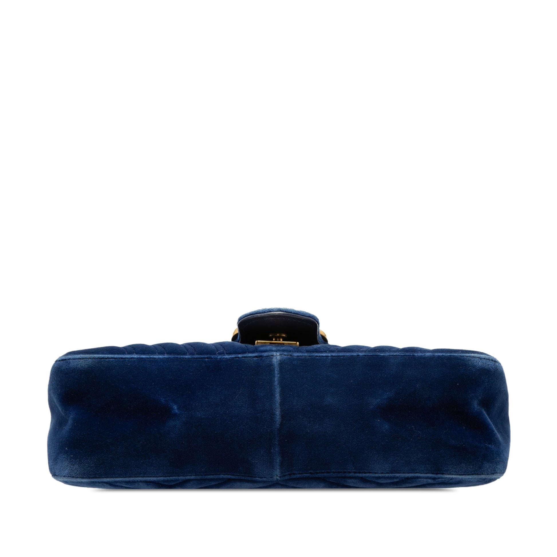 Gucci Medium GG Marmont Matelasse Velvet Shoulder Bag