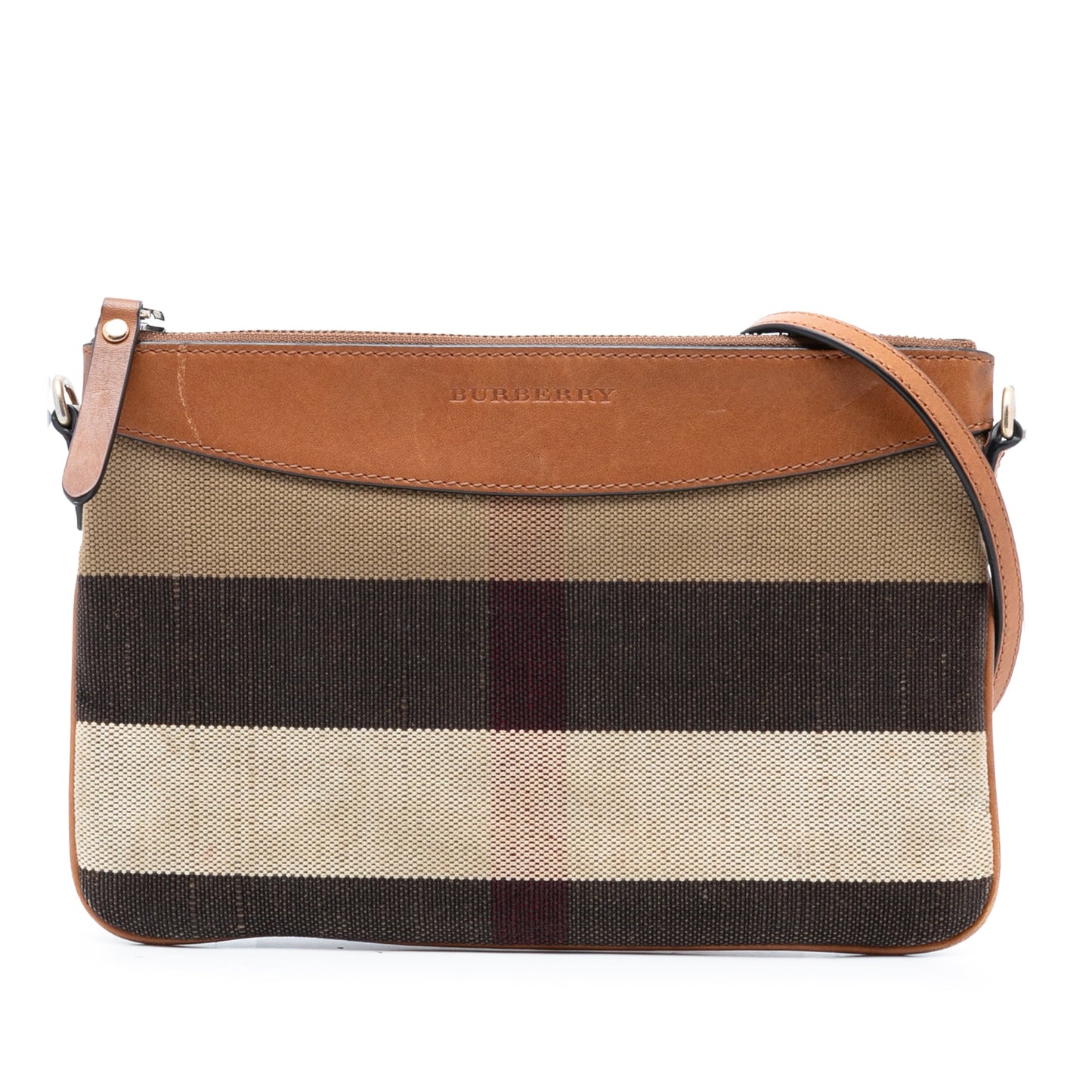 Burberry Mega Check Canvas Peyton Crossbody