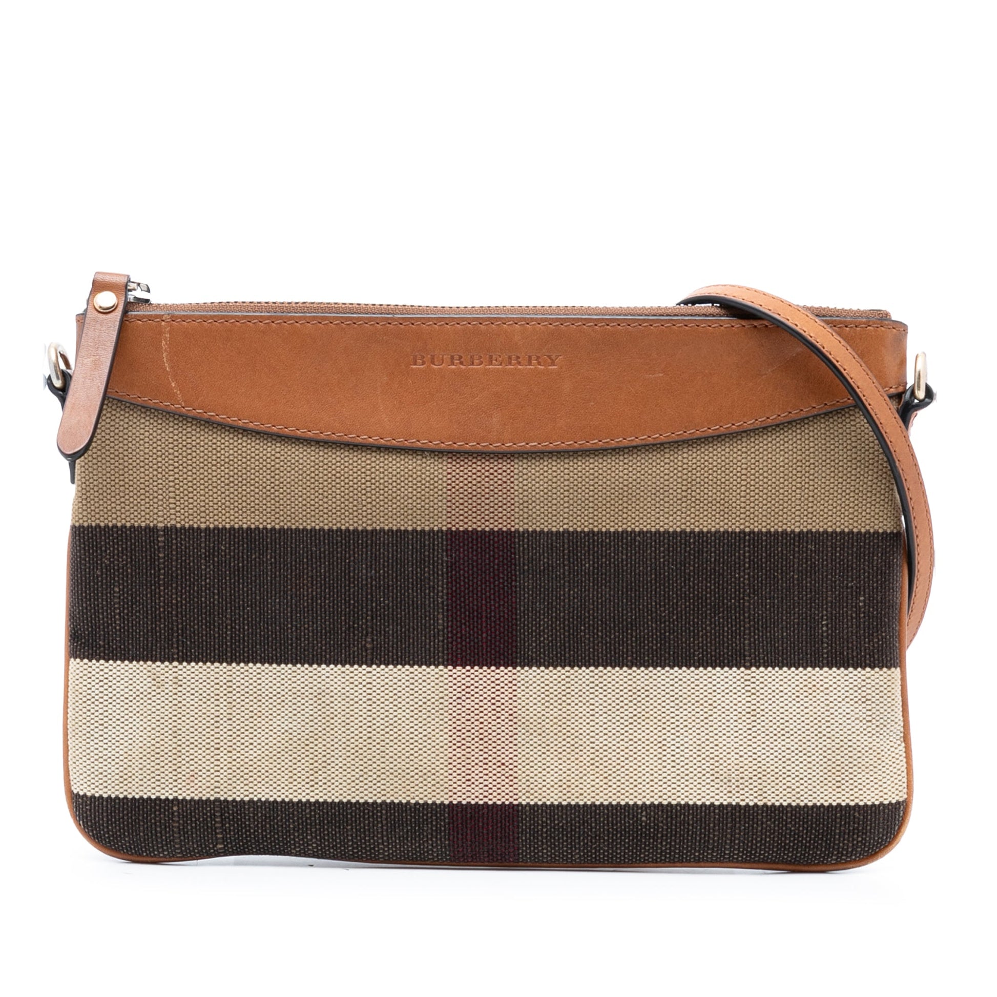 Burberry Mega Check Canvas Peyton Crossbody