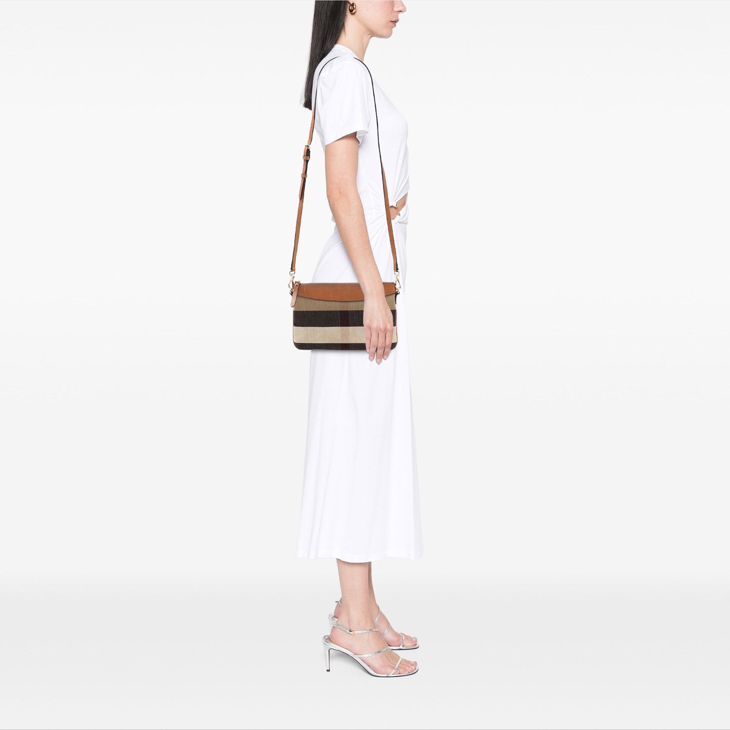 Burberry Mega Check Canvas Peyton Crossbody