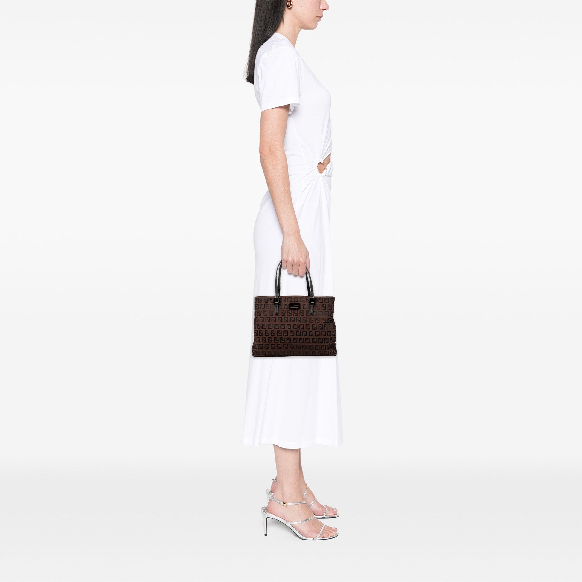 Fendi Zucchino Canvas Tote
