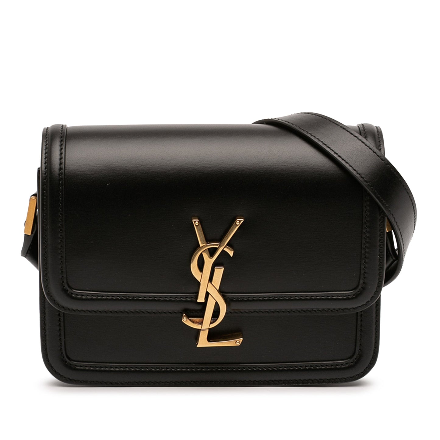Saint Laurent Small Calfskin Solferino Satchel In Box