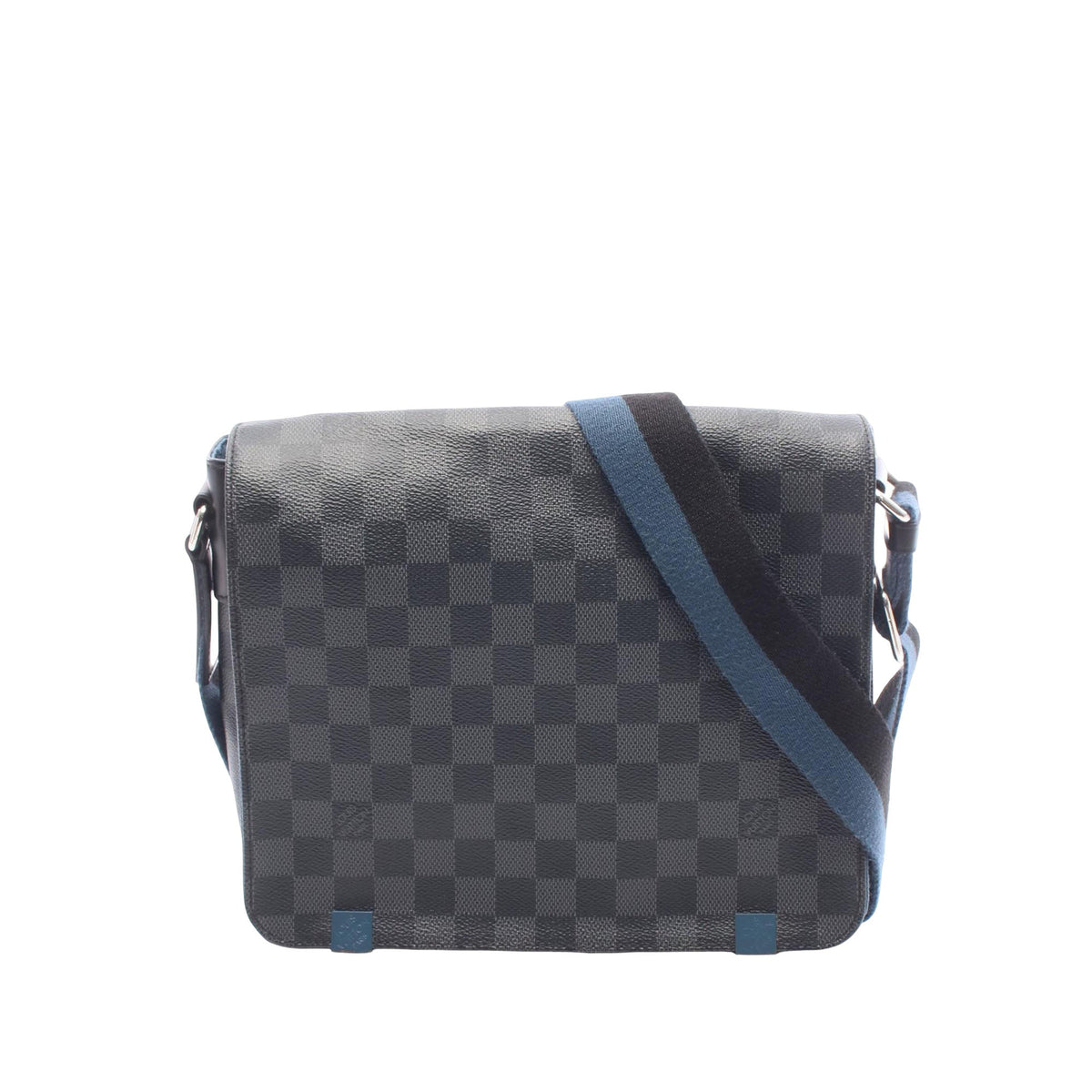 Louis Vuitton Damier Graphite District PM — Black