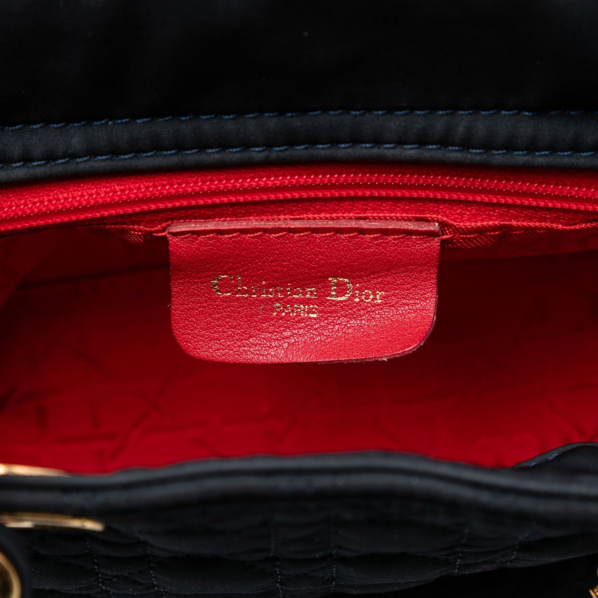 Dior Mini Nylon Cannage Lady Dior