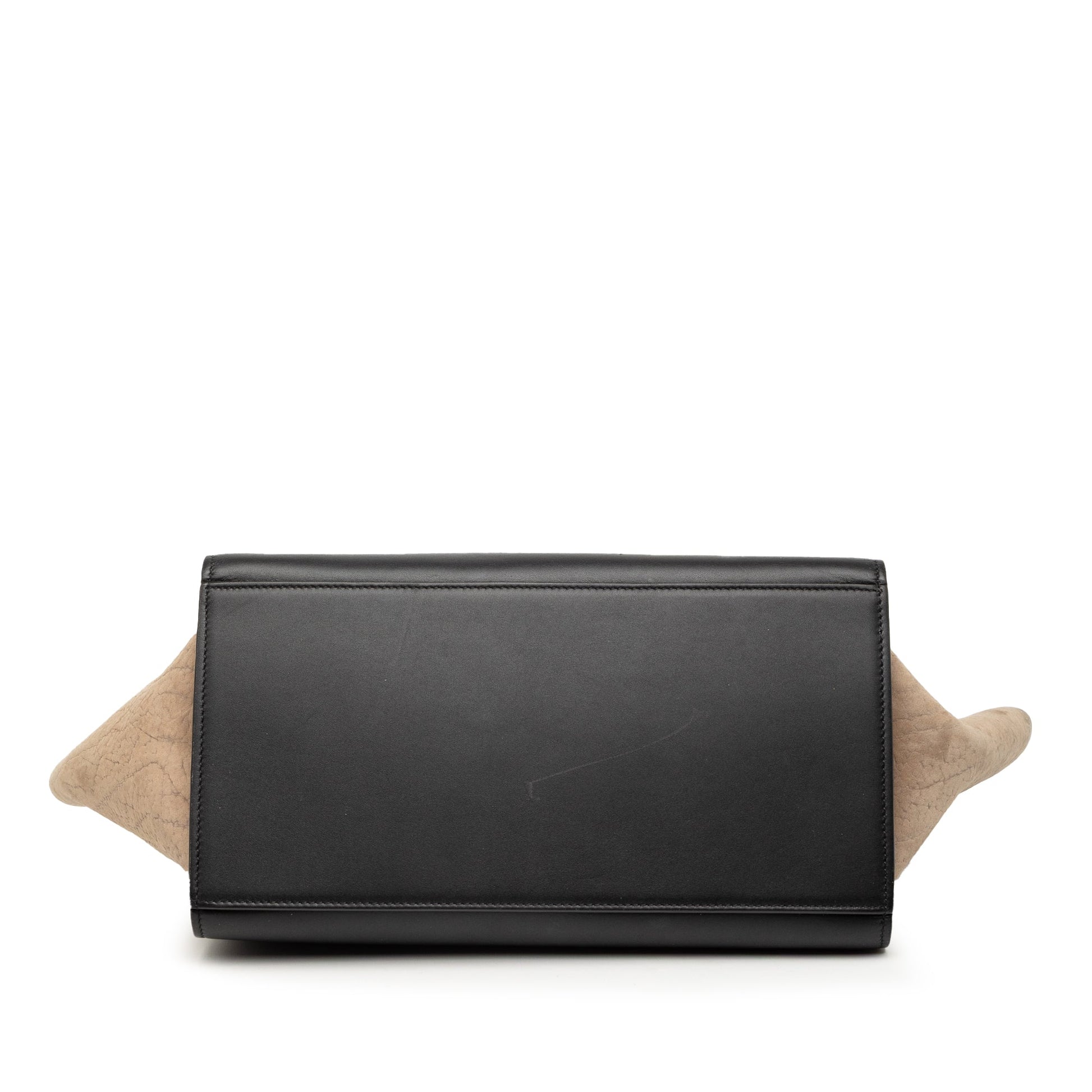 Celine Small Tricolor Leather Trapeze Satchel