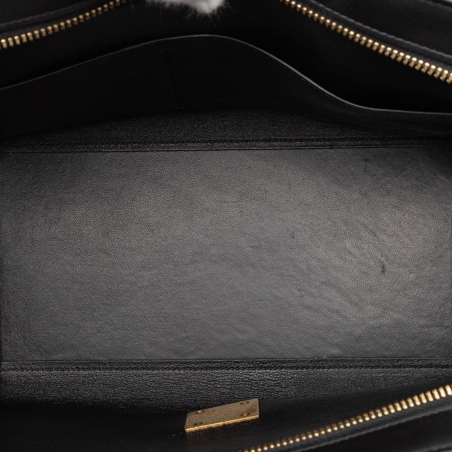 Celine Small Tricolor Leather Trapeze Satchel