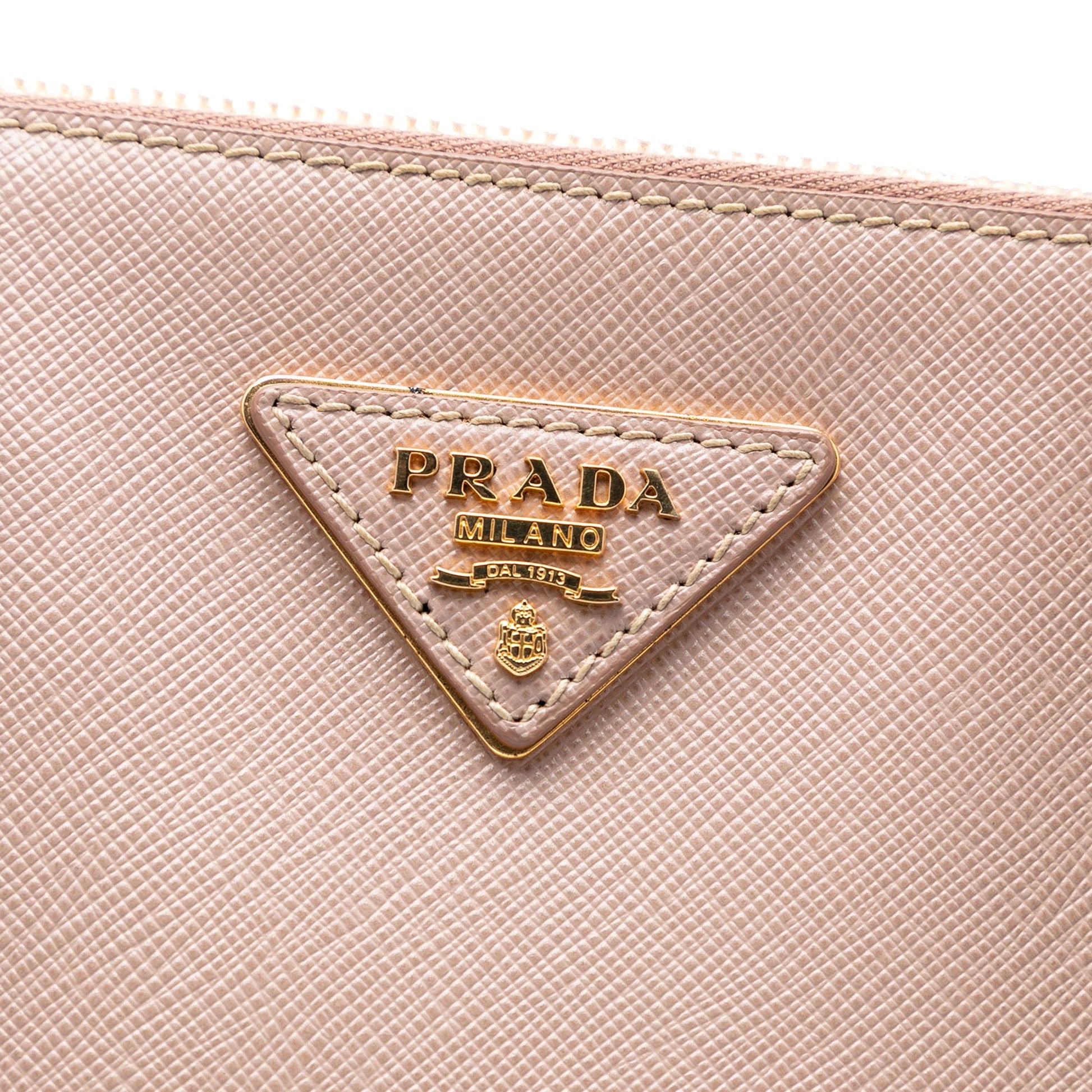 Prada Medium Saffiano Lux Galleria Double Zip Tote