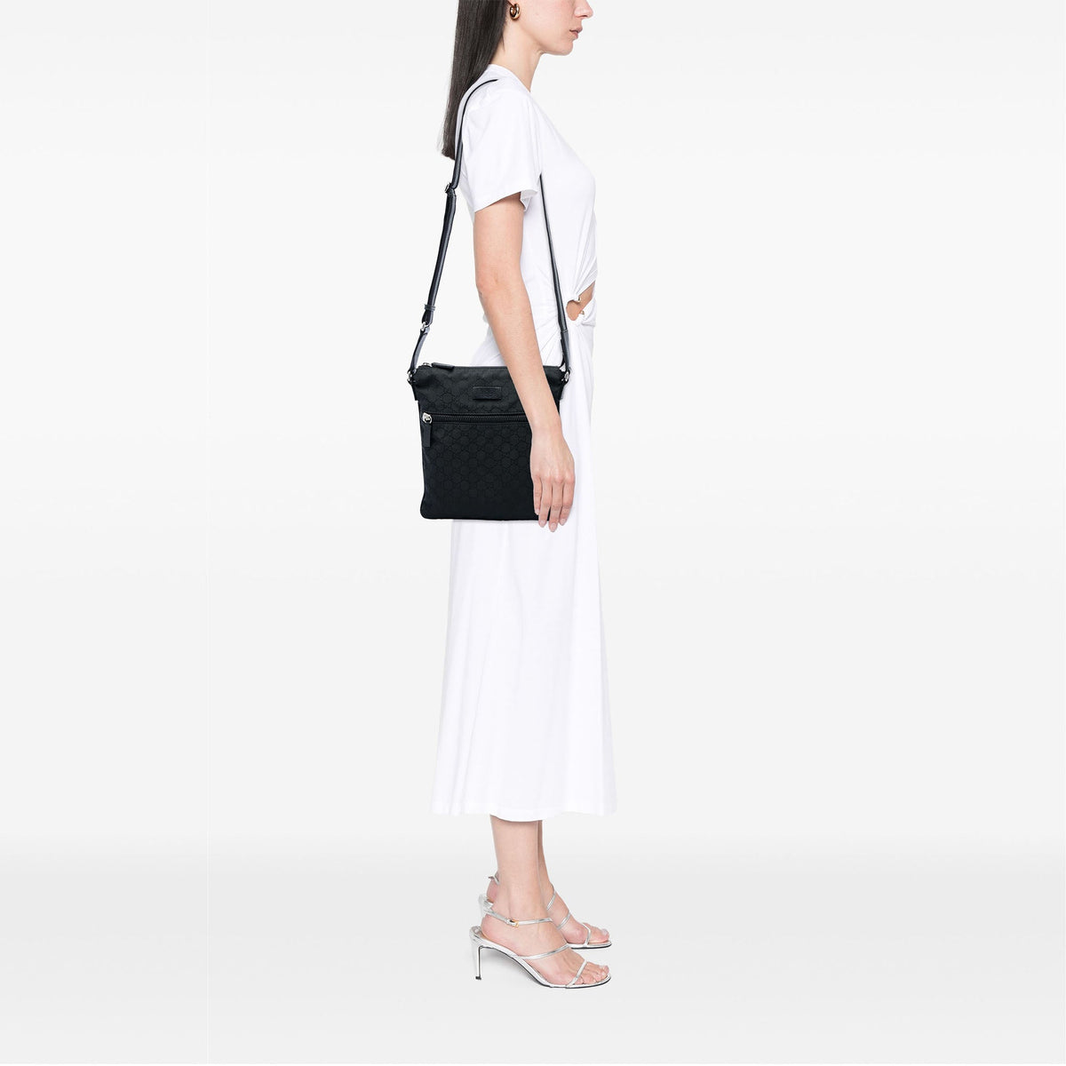 Gucci GG Nylon Web Crossbody