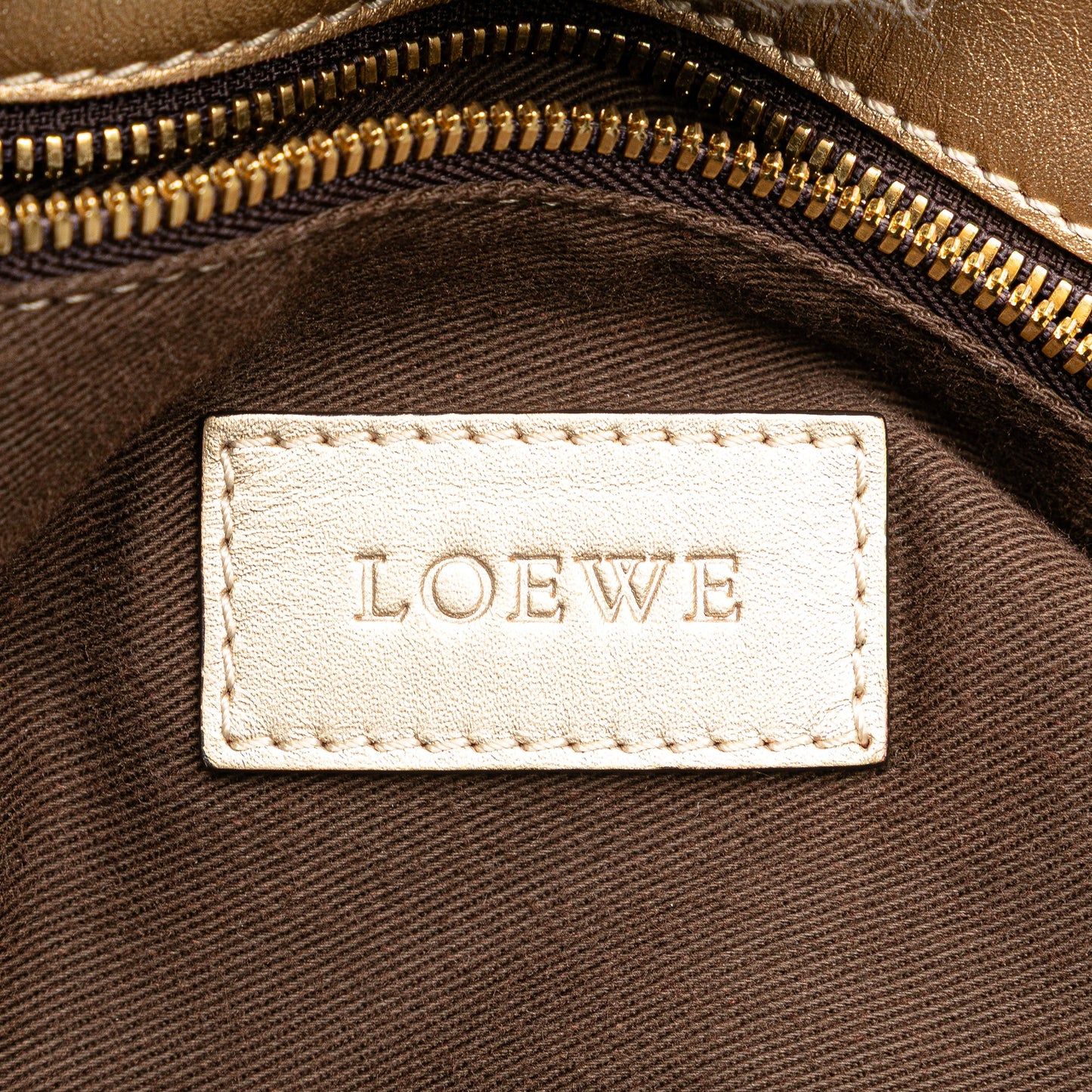 LOEWE Canvas Anagram Satchel