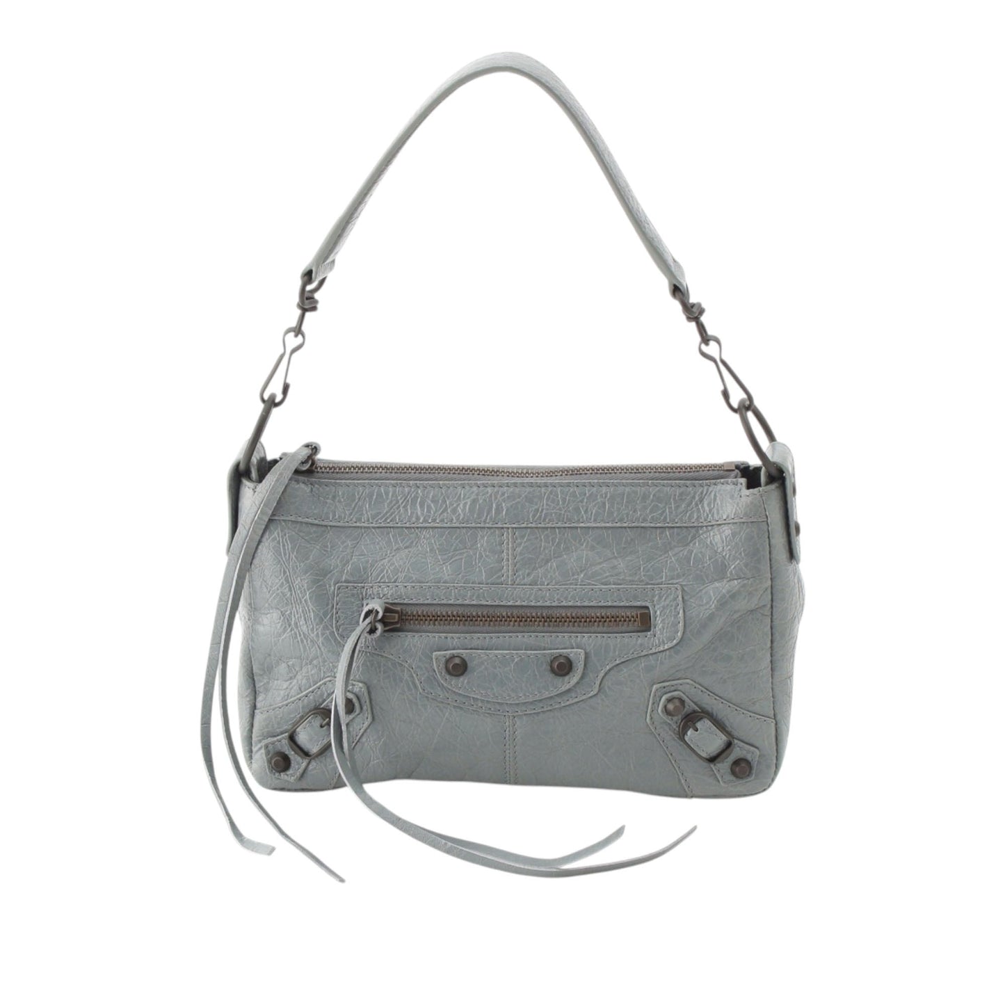 Balenciaga Mini Lambskin Le City Moto Bag