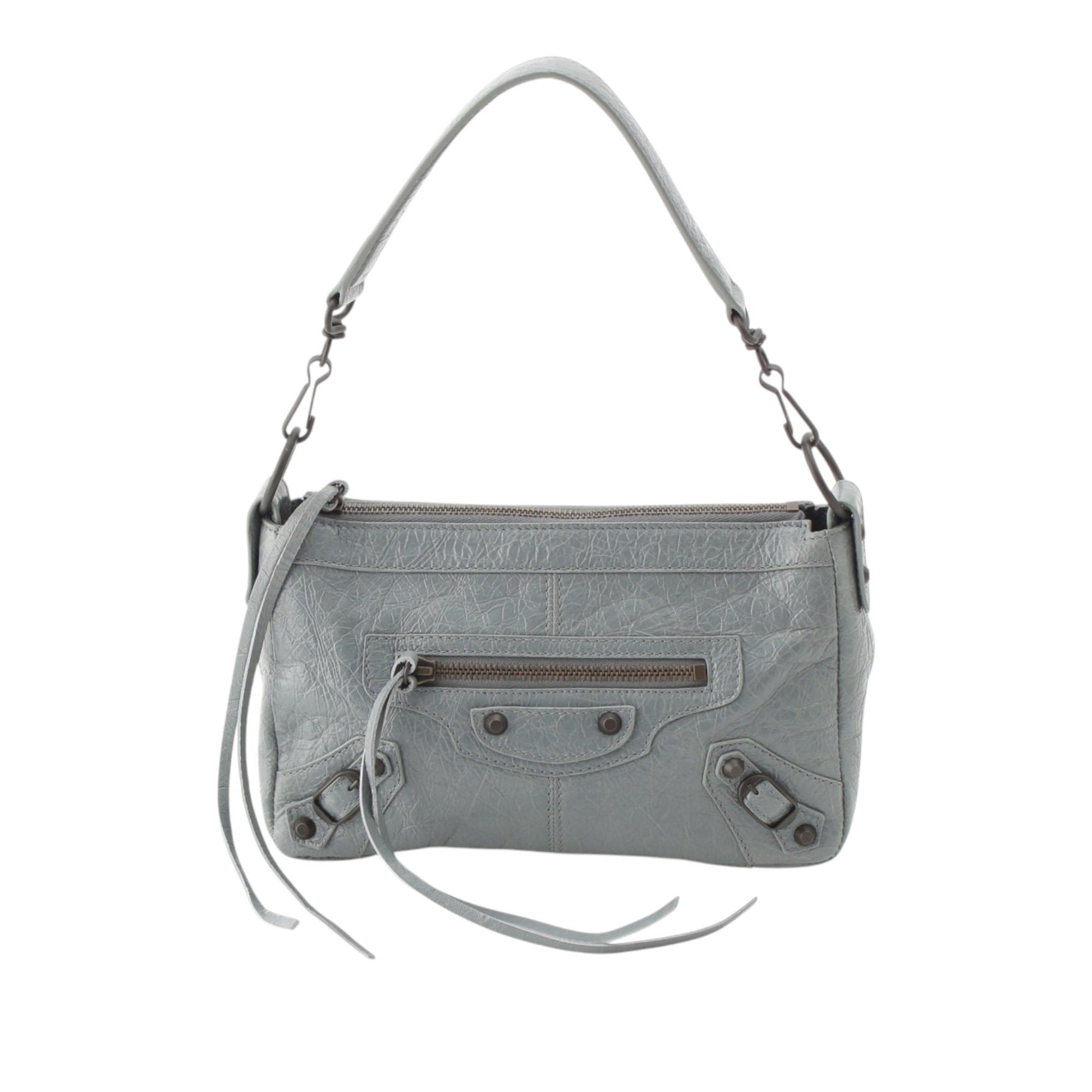 Balenciaga Mini Lambskin Le City Moto Bag