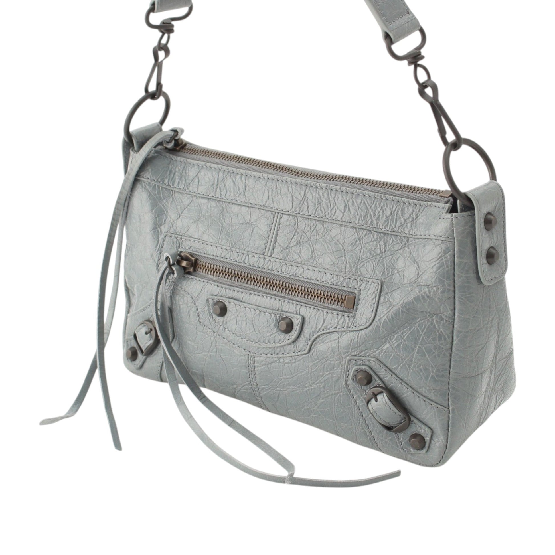 Balenciaga Mini Lambskin Le City Moto Bag