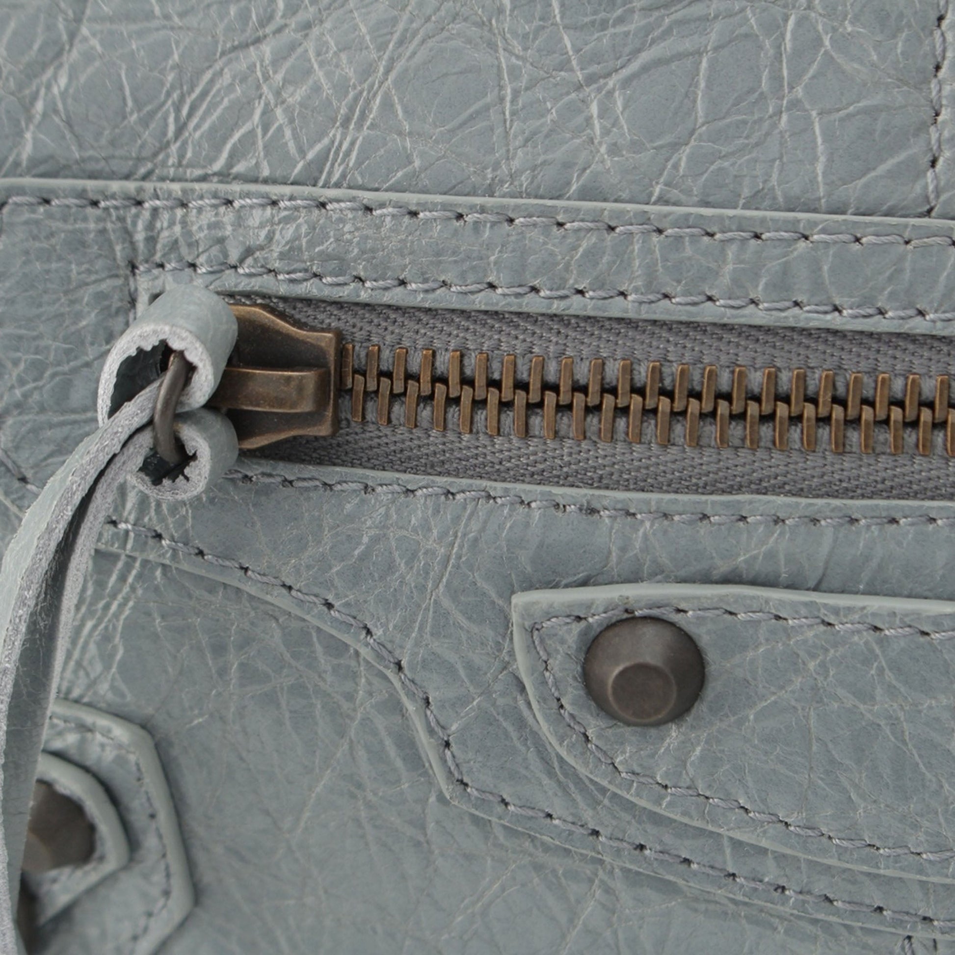 Balenciaga Mini Lambskin Le City Moto Bag