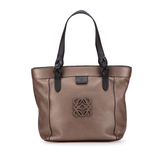 LOEWE Anagram Leather Fusta Tote