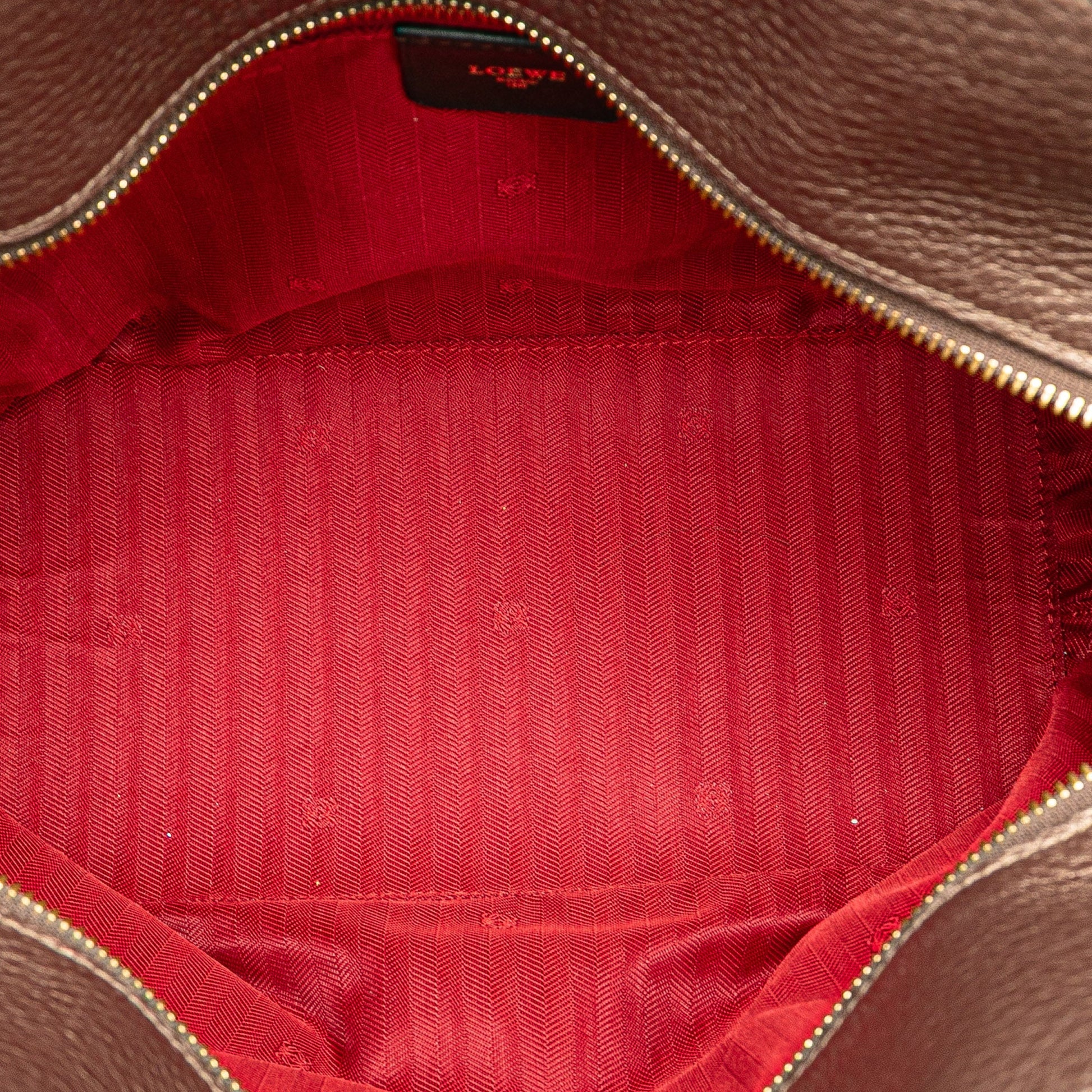 LOEWE Anagram Leather Fusta Tote
