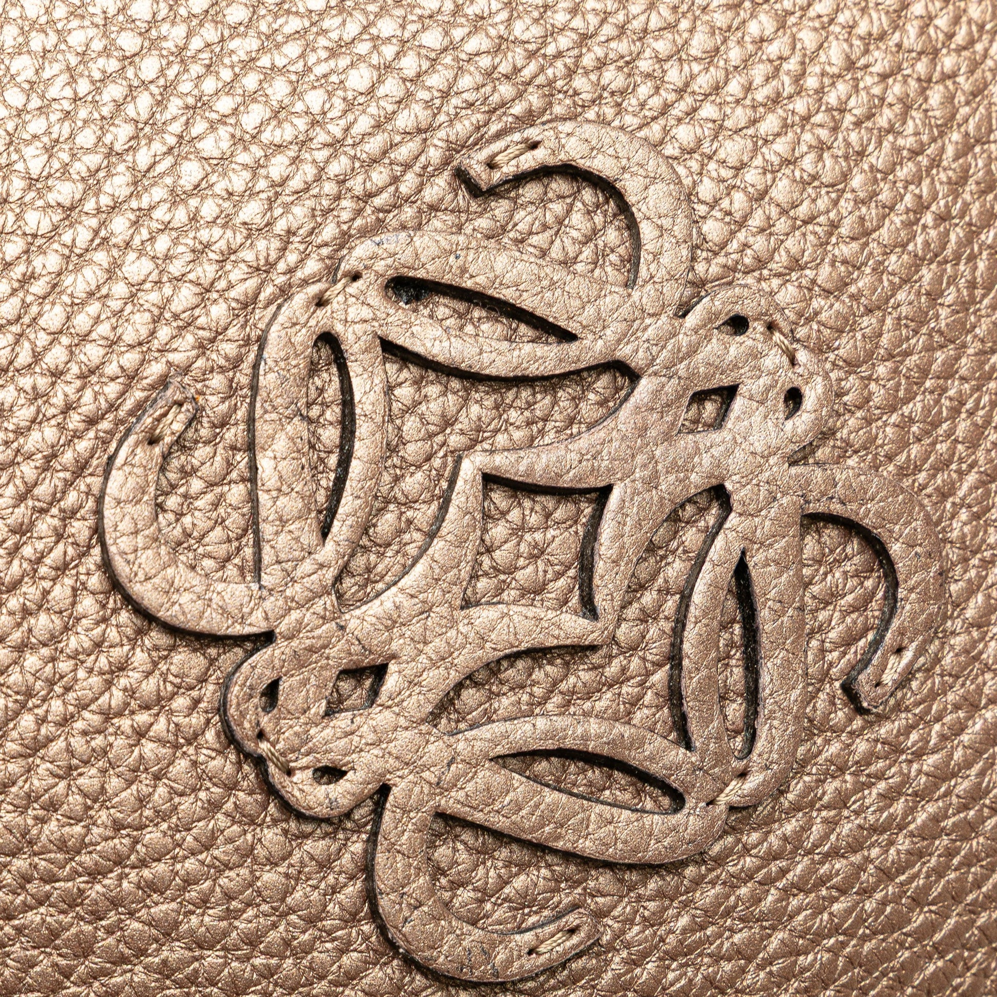LOEWE Anagram Leather Fusta Tote