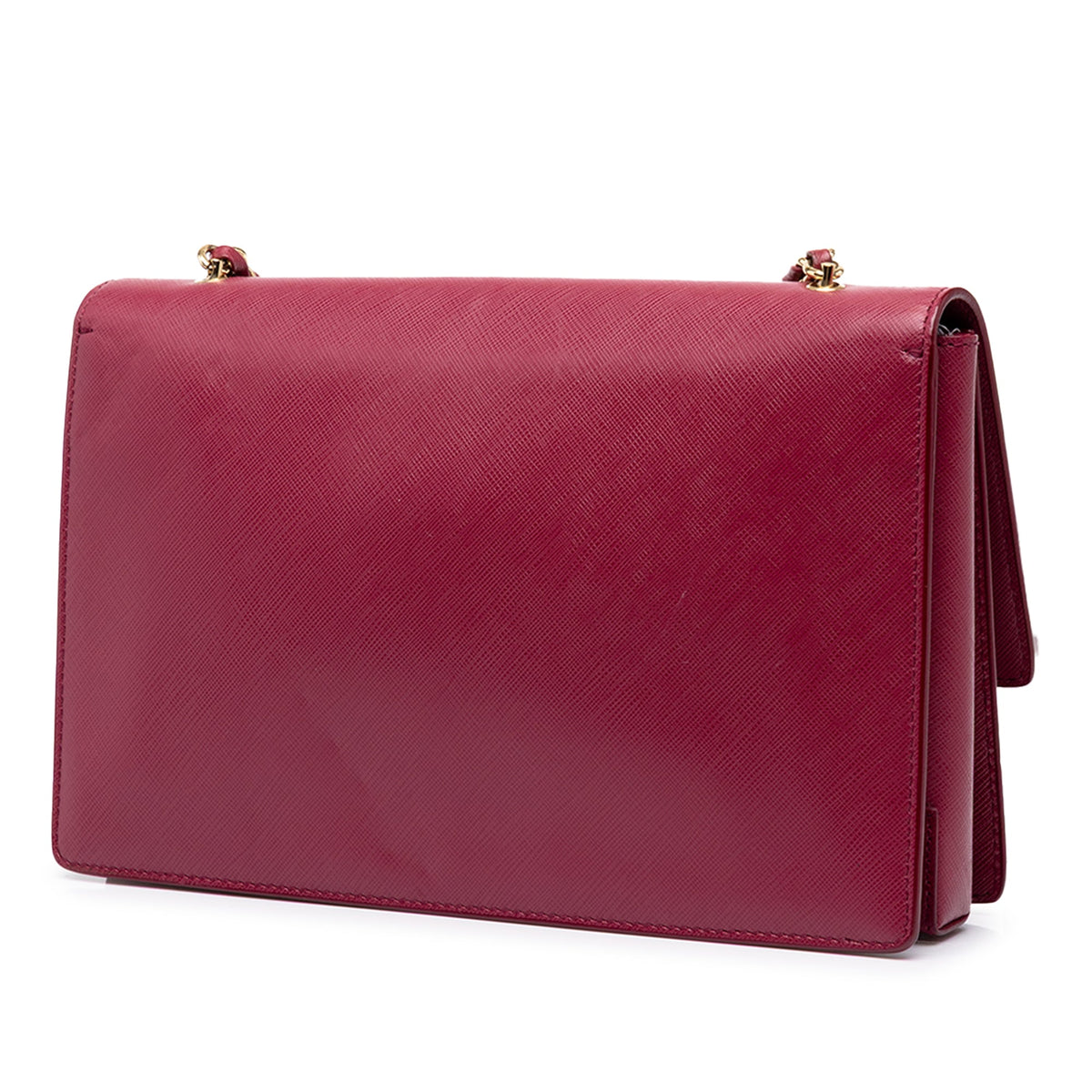 Ferragamo Medium Leather Vara Ginny Crossbody — Red