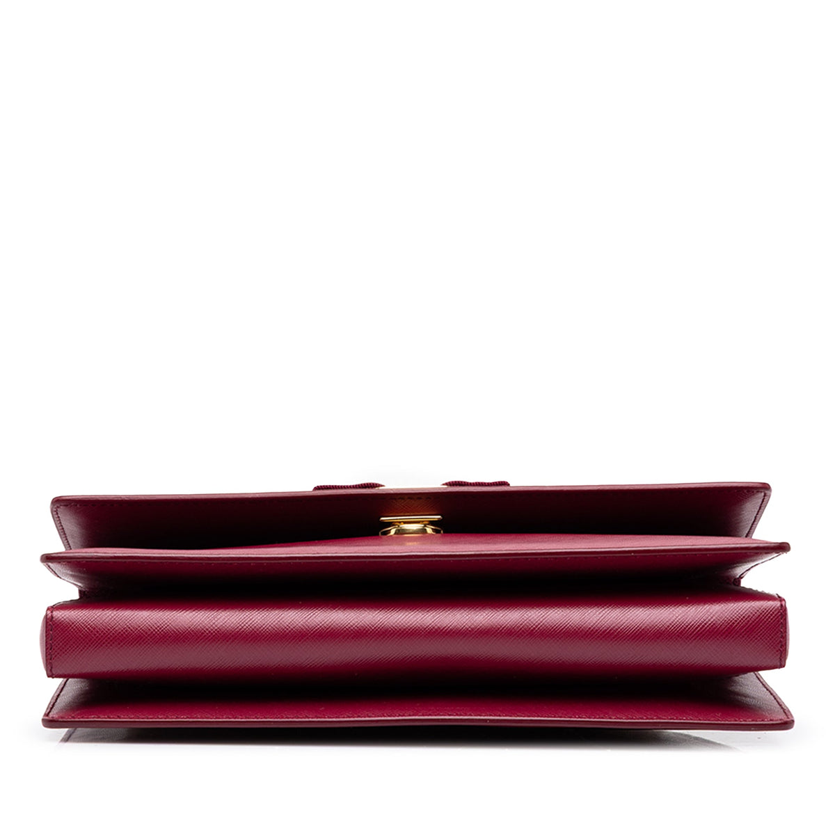 Ferragamo Medium Leather Vara Ginny Crossbody — Red