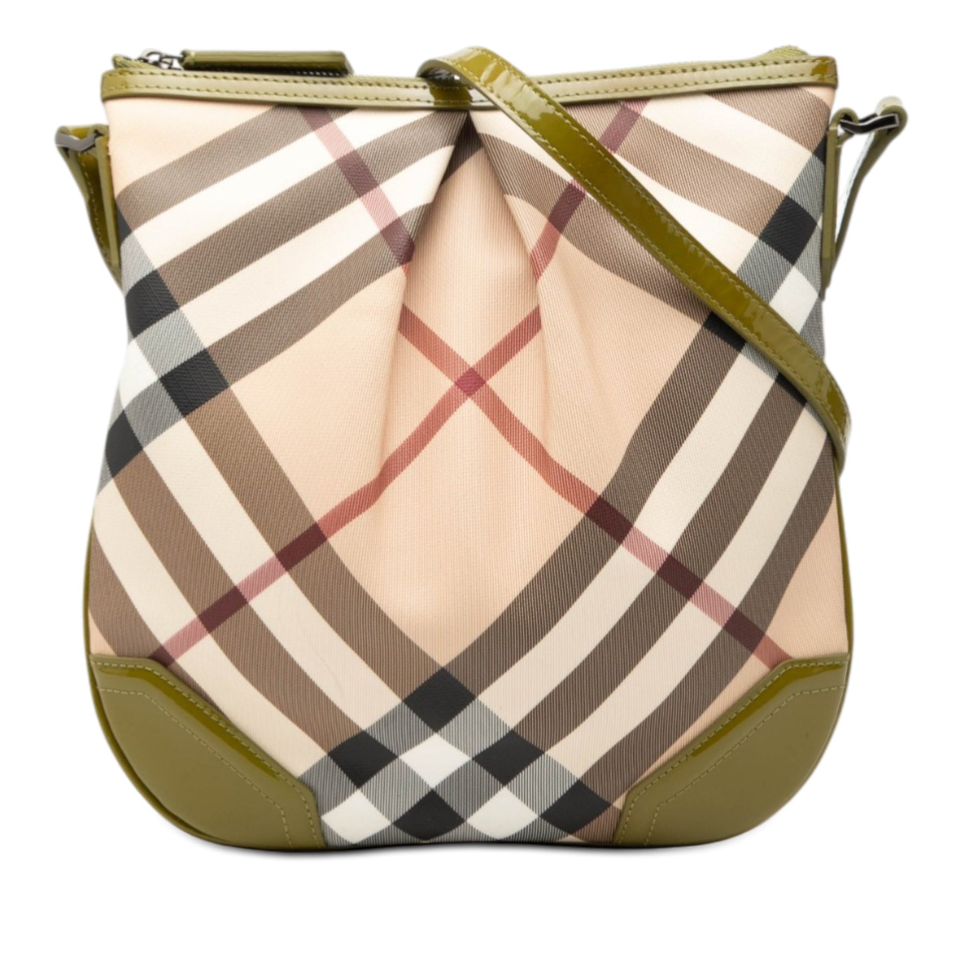 Burberry Supernova Check Coated Canvas Dryden Crossbody