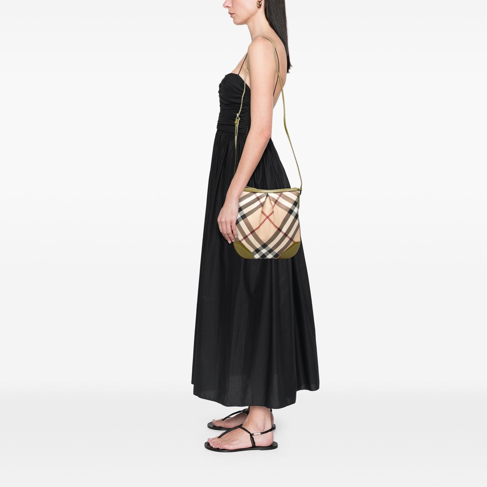 Burberry Supernova Check Coated Canvas Dryden Crossbody