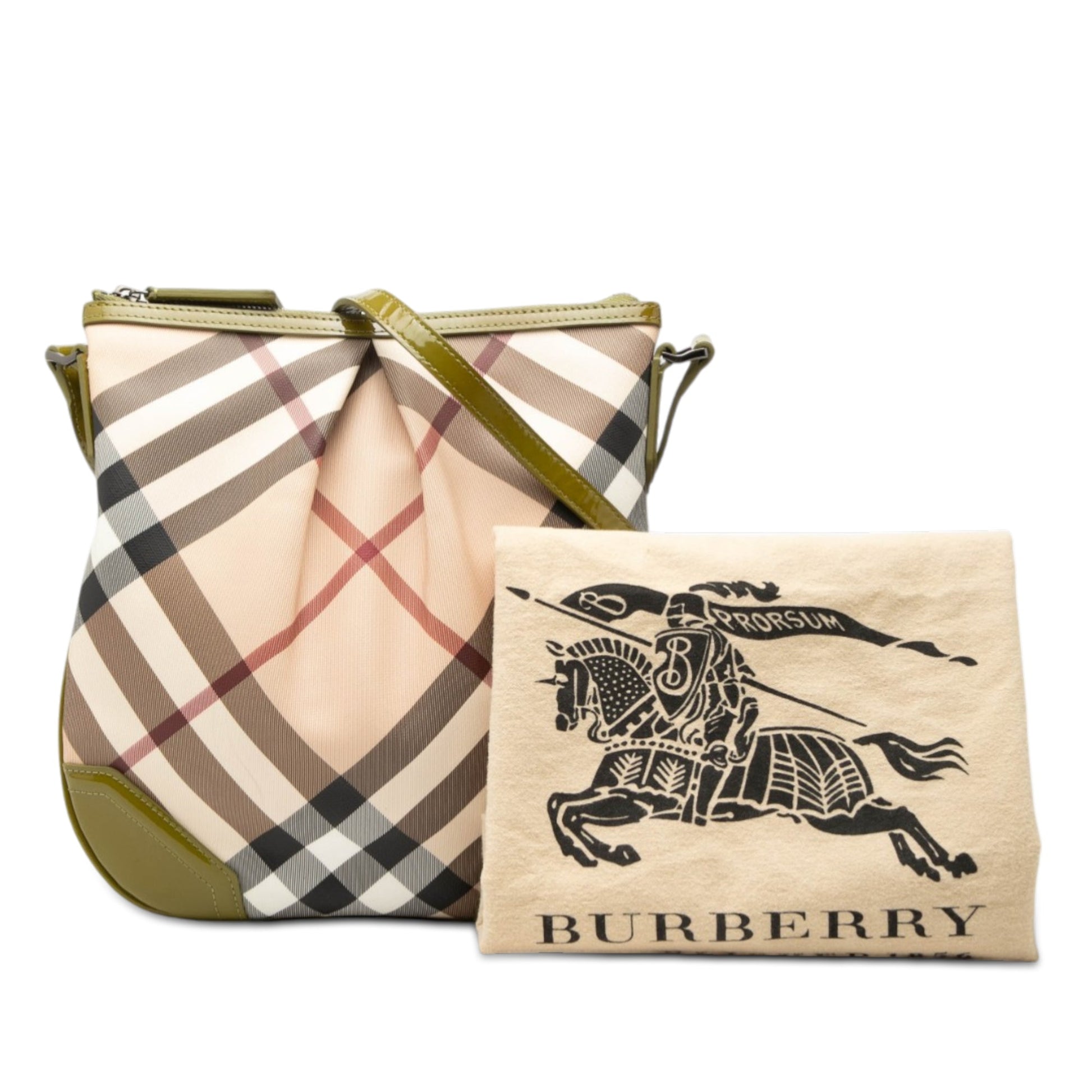 Burberry Supernova Check Coated Canvas Dryden Crossbody