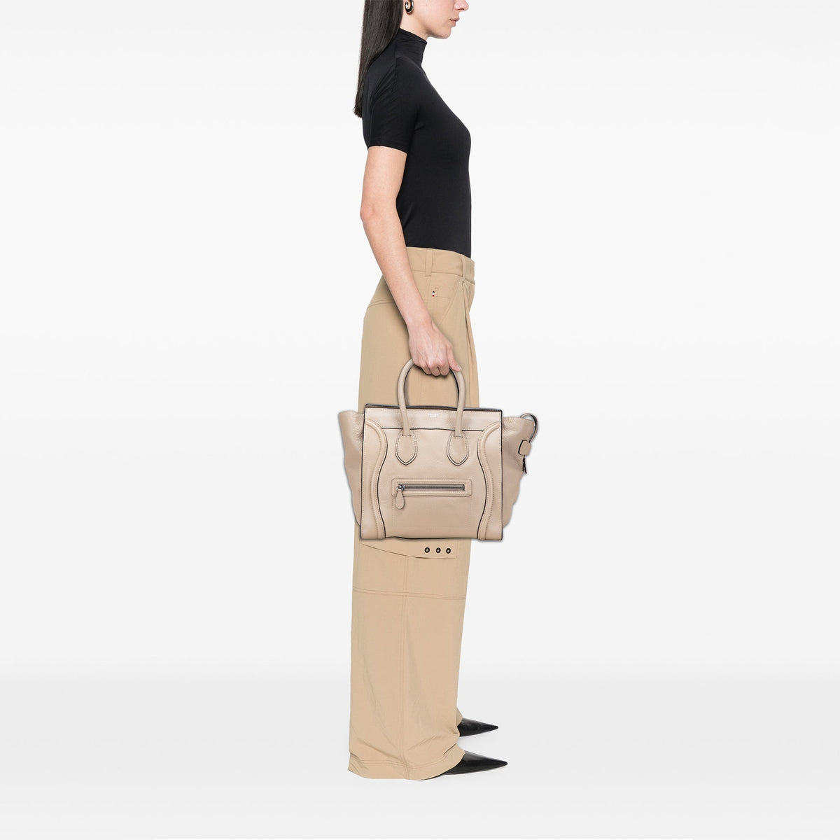 Celine Mini Calfskin Luggage Tote