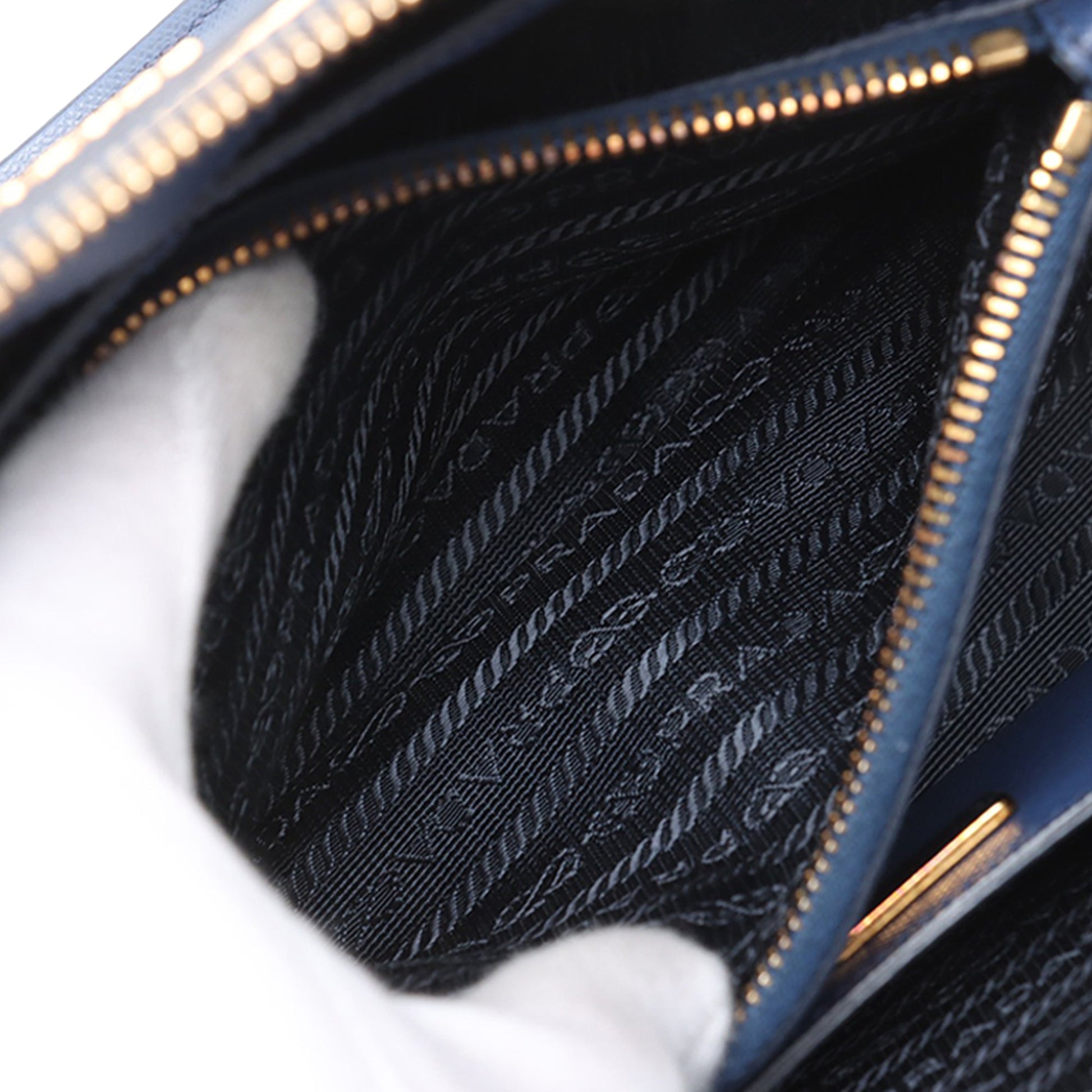 Prada Medium Saffiano Lux Promenade Satchel