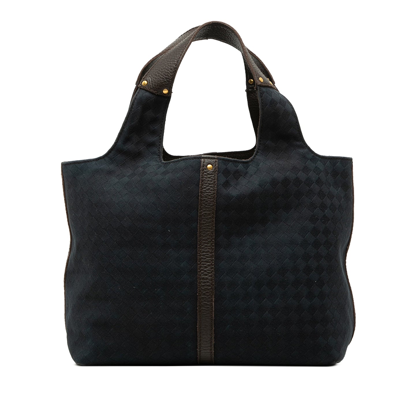 Bottega Veneta Canvas Intrecciato Handbag
