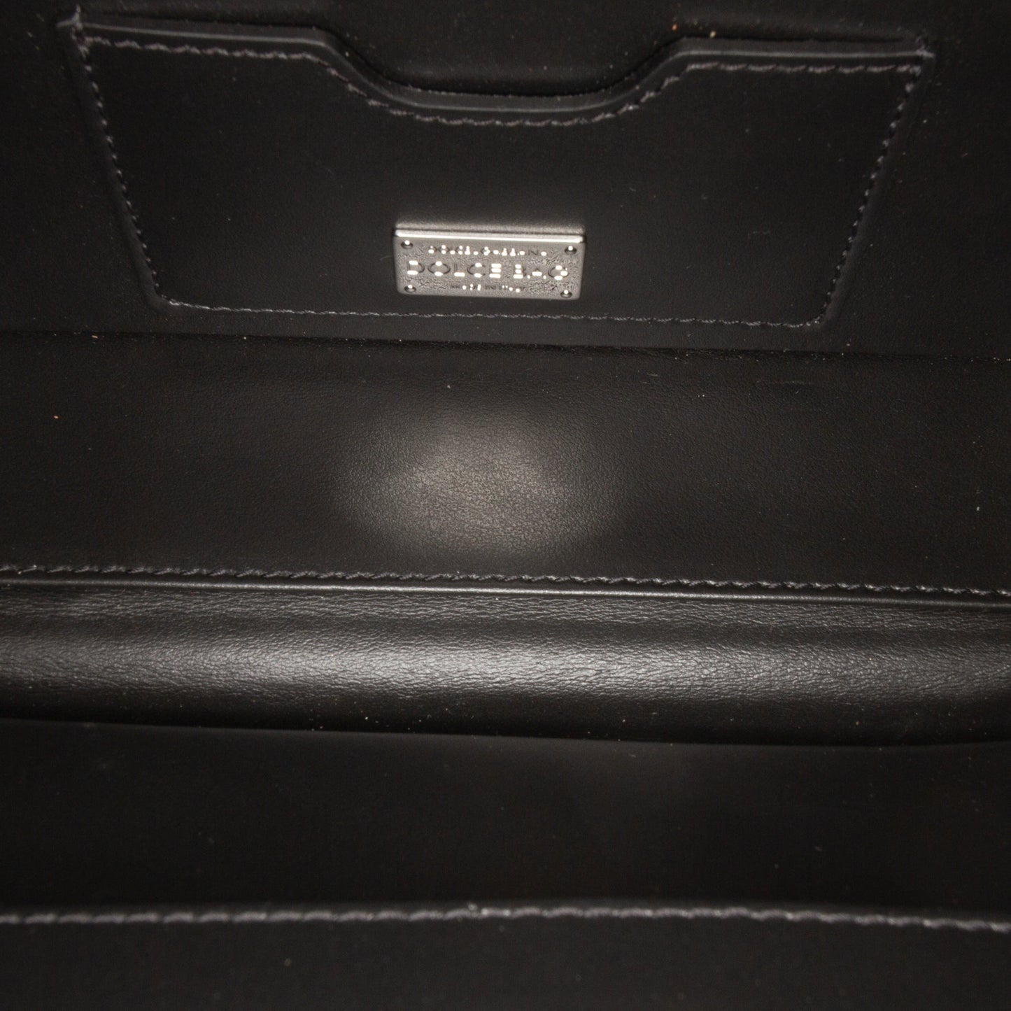 Dolce & Gabbana Rhinestone Embellished Jacquard Dolce Box Bag