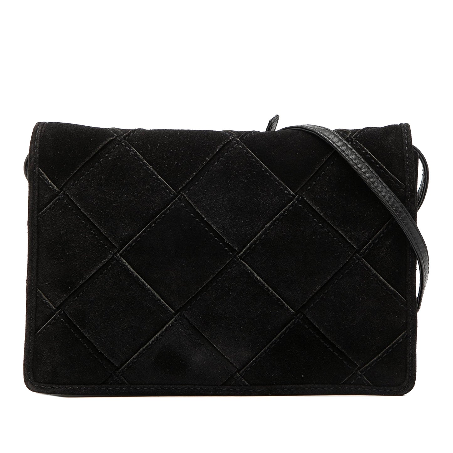 Suede Intrecciato Crossbody