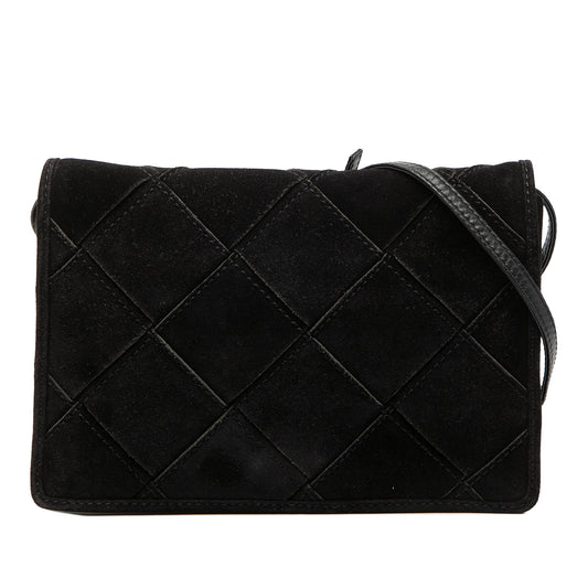 Suede Intrecciato Crossbody