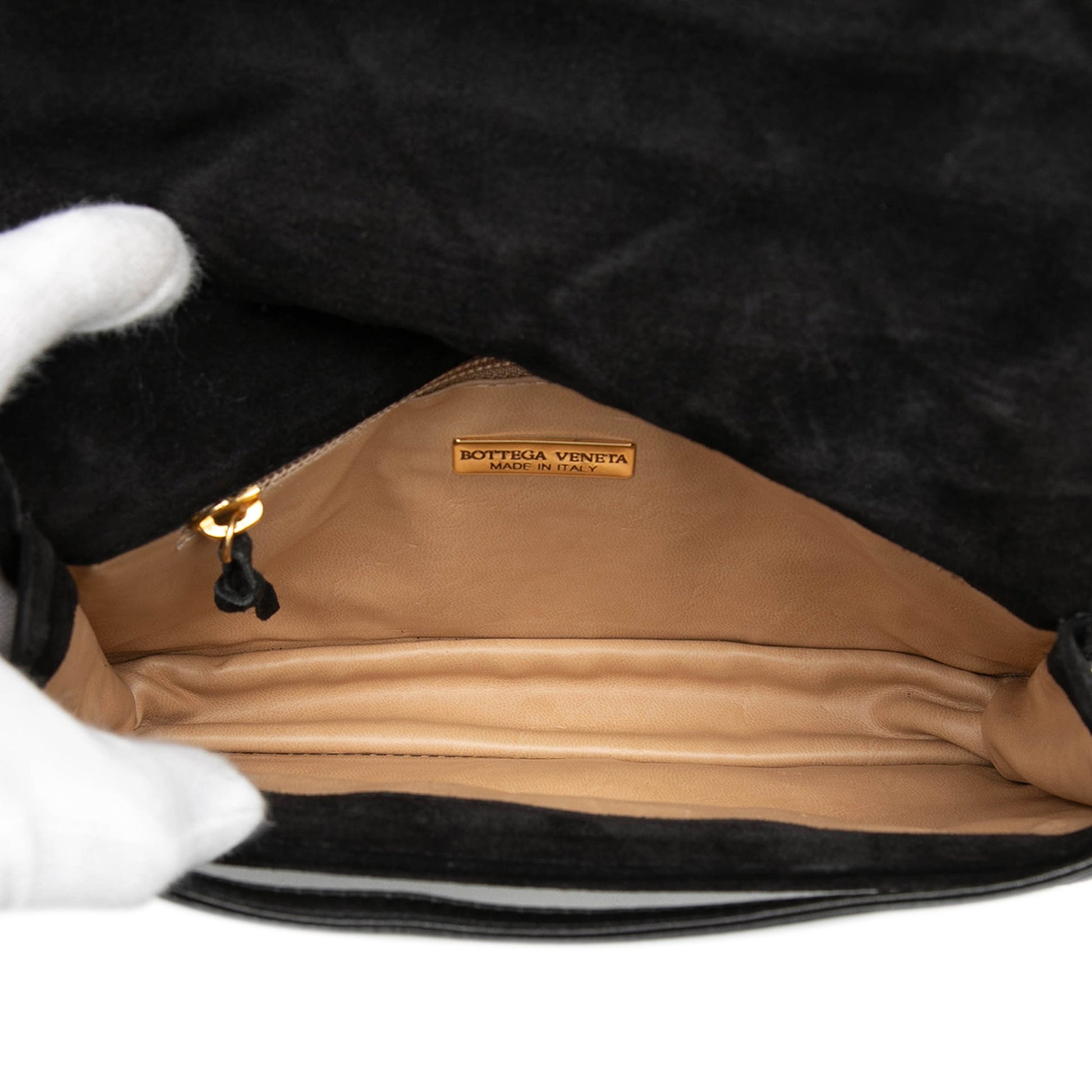 Suede Intrecciato Crossbody
