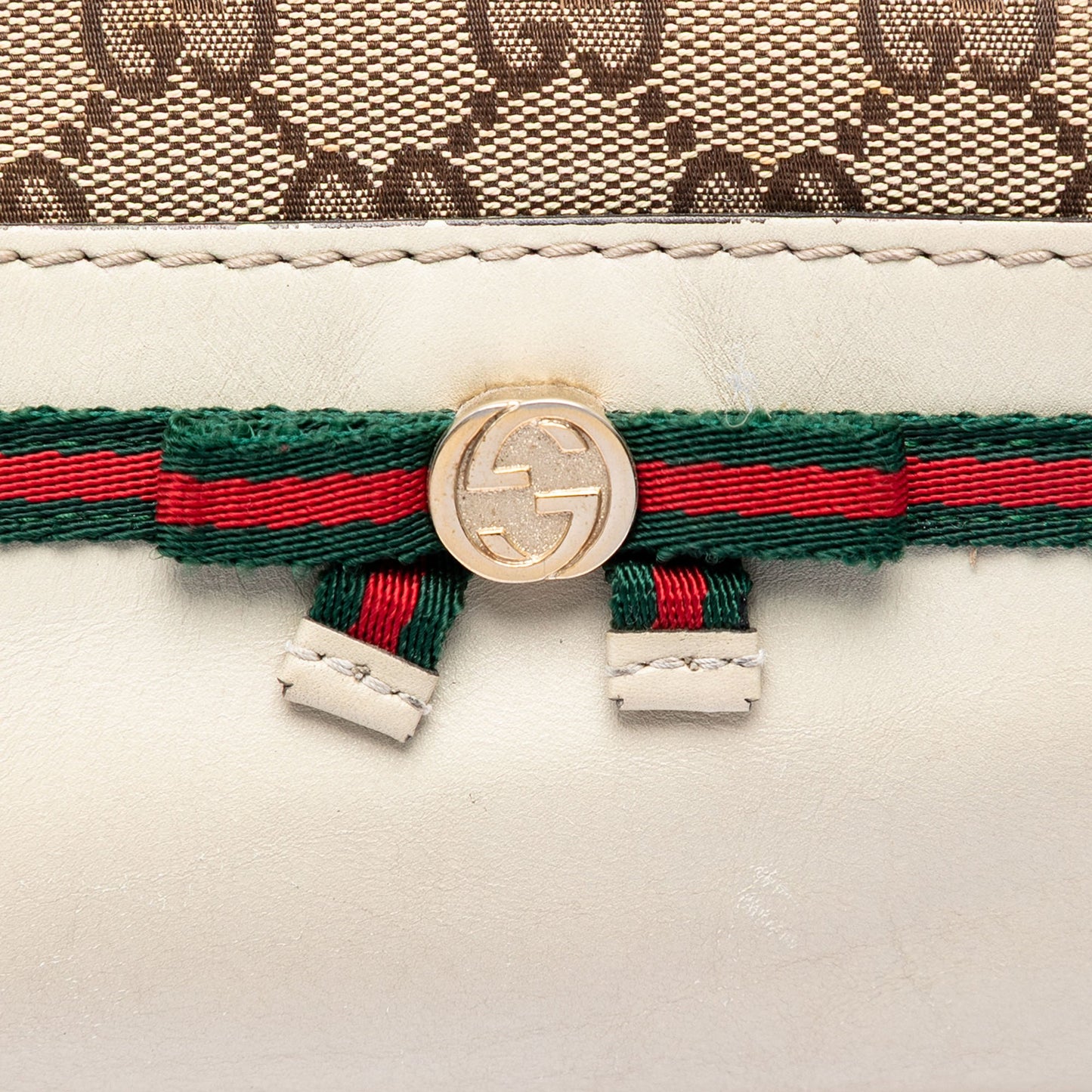 Gucci GG Canvas Web Mayfair Satchel
