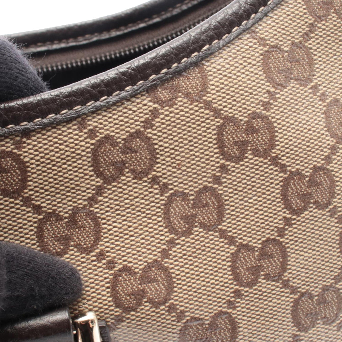 Gucci GG Crystal Abbey D Ring Shoulder Bag