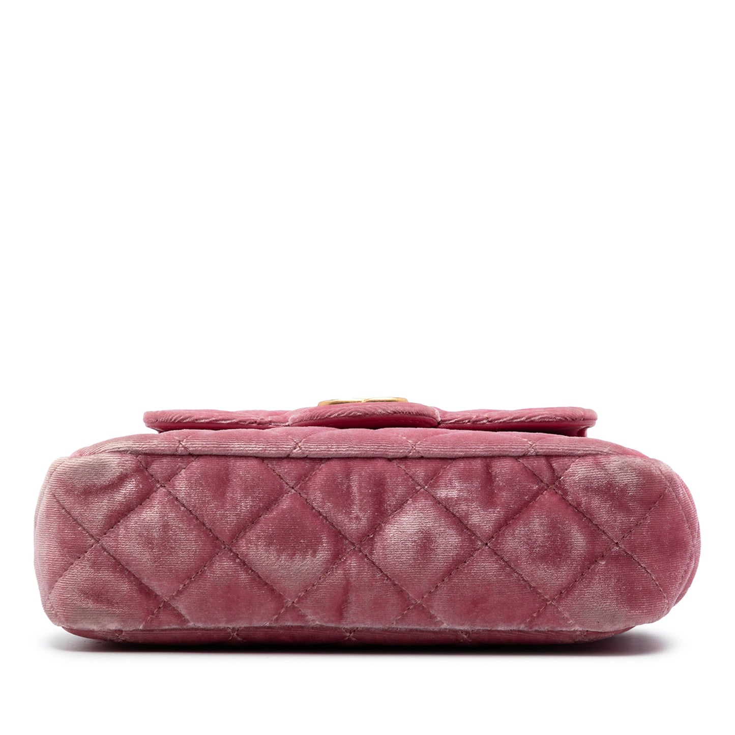 Chanel Small Quilted Velvet Wavy CC Hobo