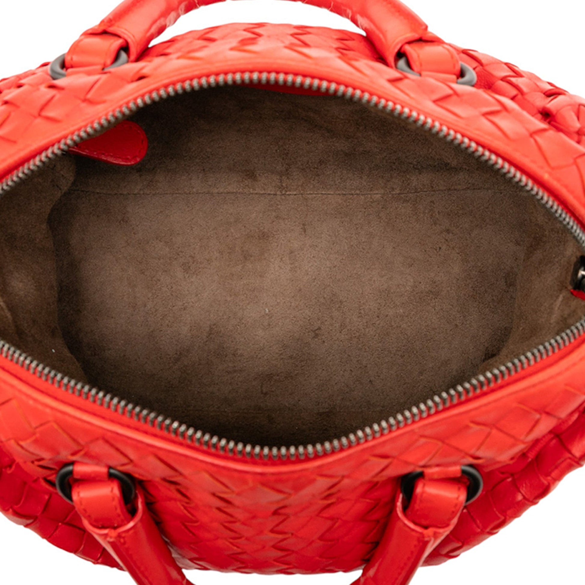 Bottega Veneta Mini Nappa Intrecciato Boston Bag