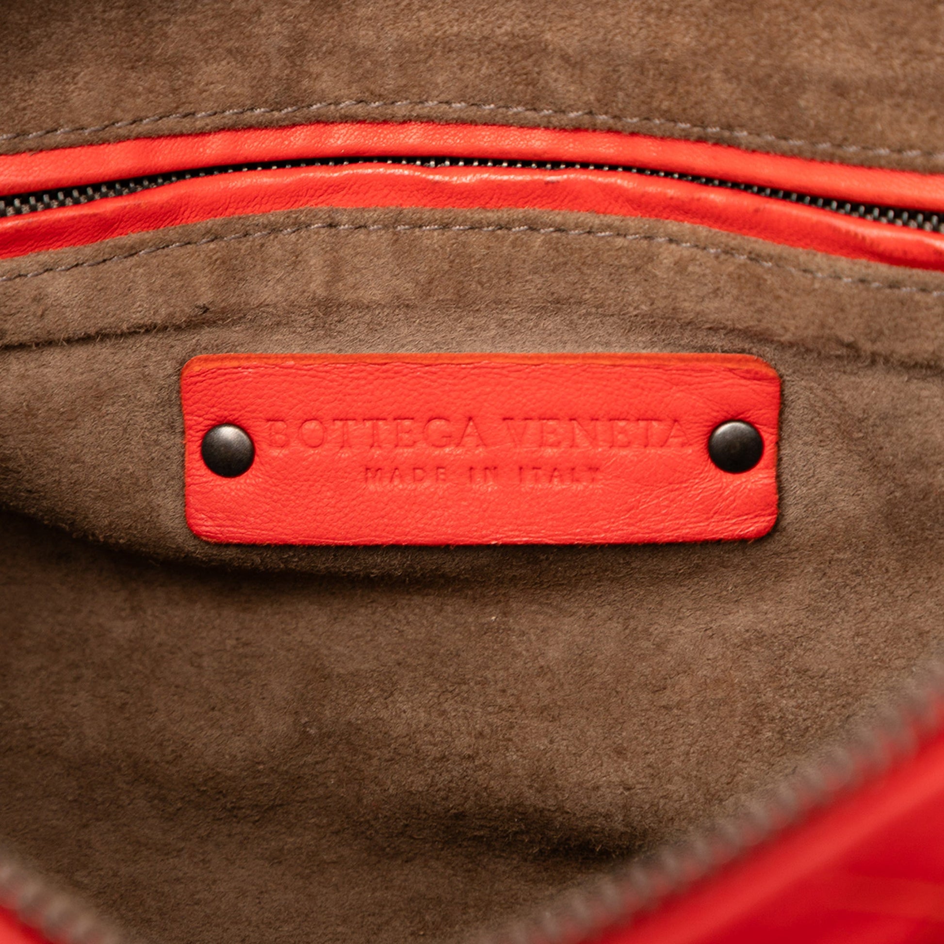 Bottega Veneta Mini Nappa Intrecciato Boston Bag