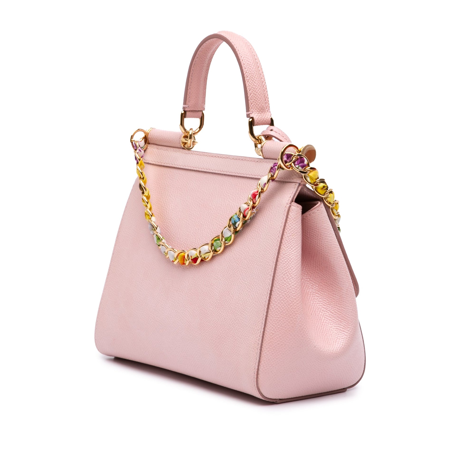 Dolce & Gabbana Small Leather Miss Sicily Satchel