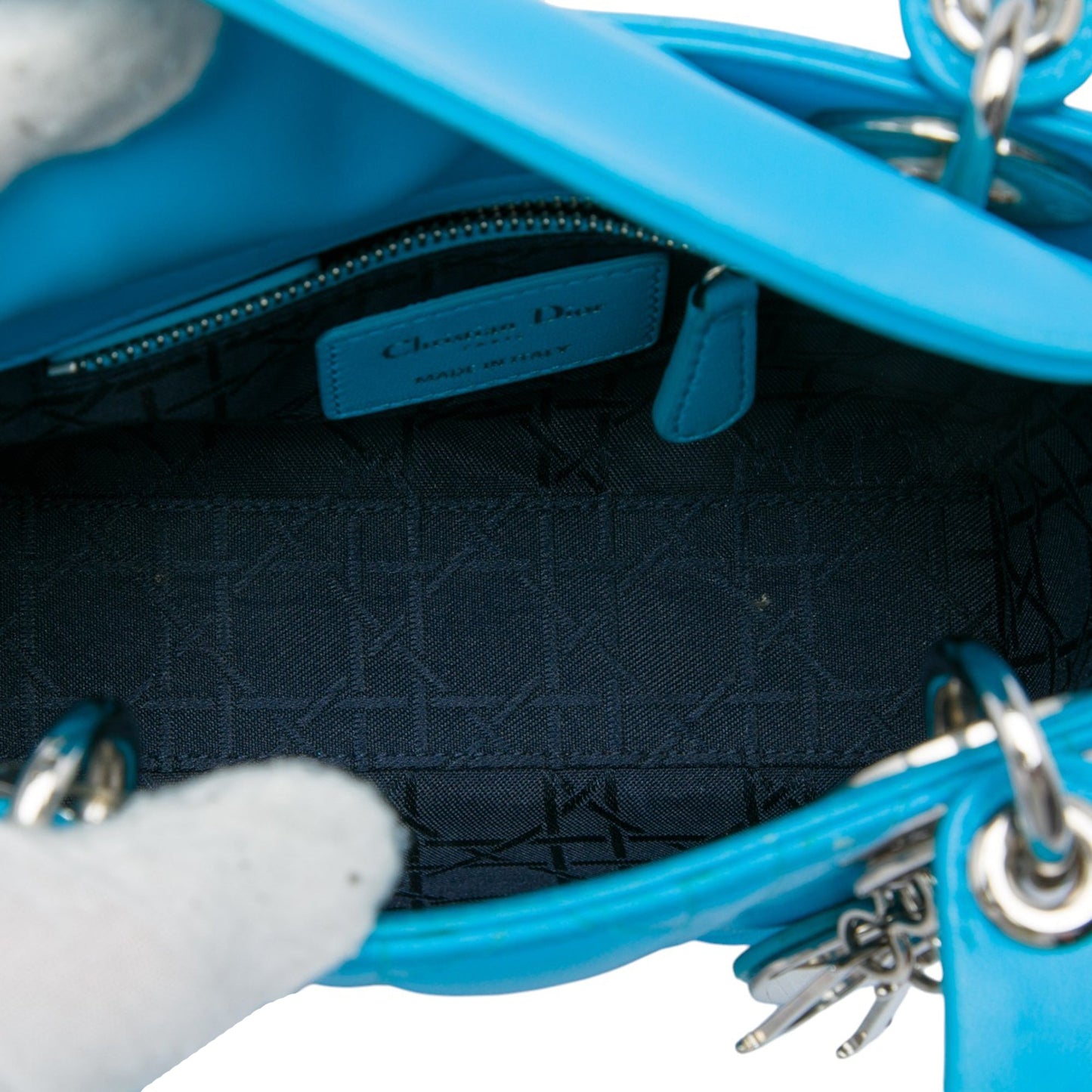 Dior Mini Lambskin Cannage Lady Dior