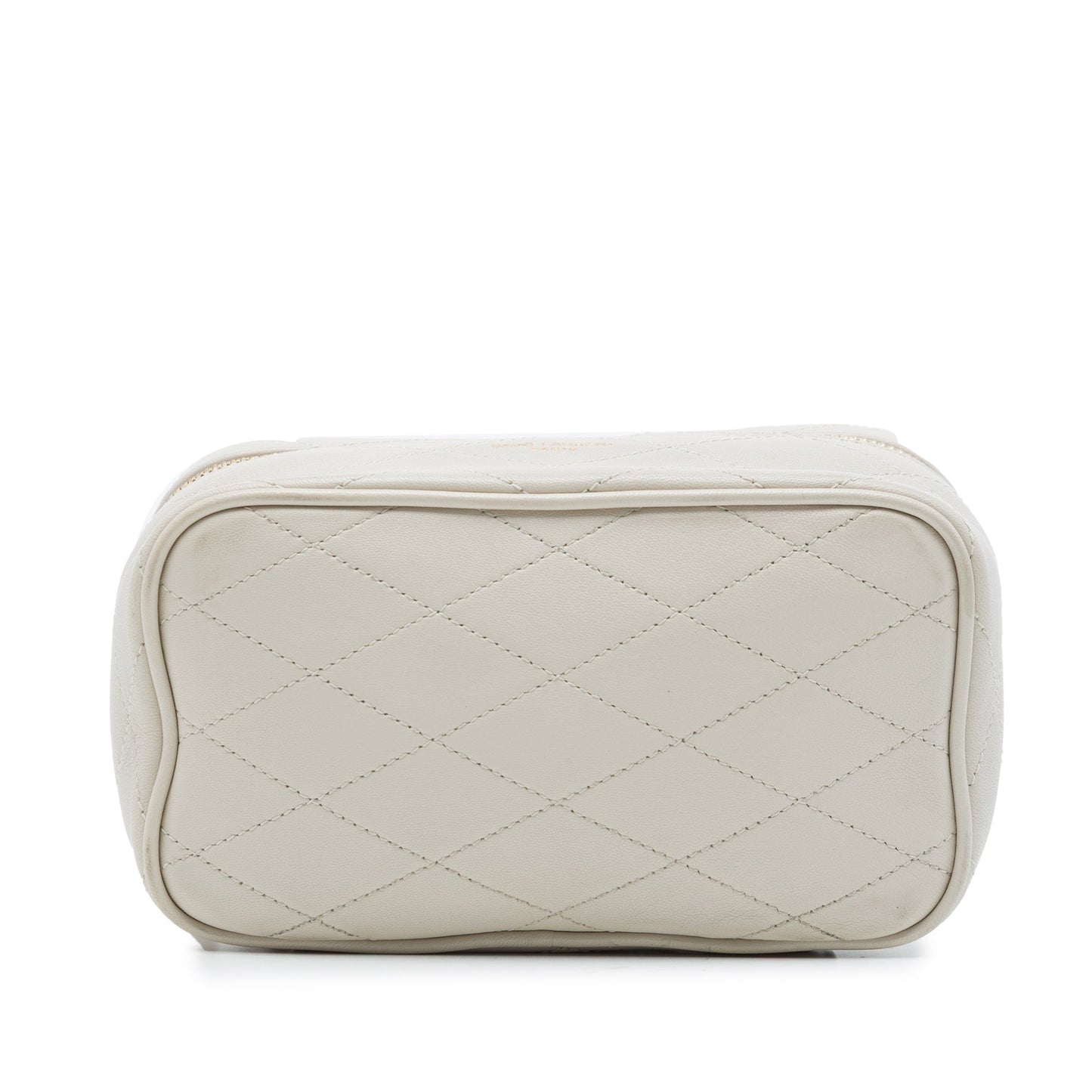 Saint Laurent Mini Quilted Lambskin Gaby Vanity Bag