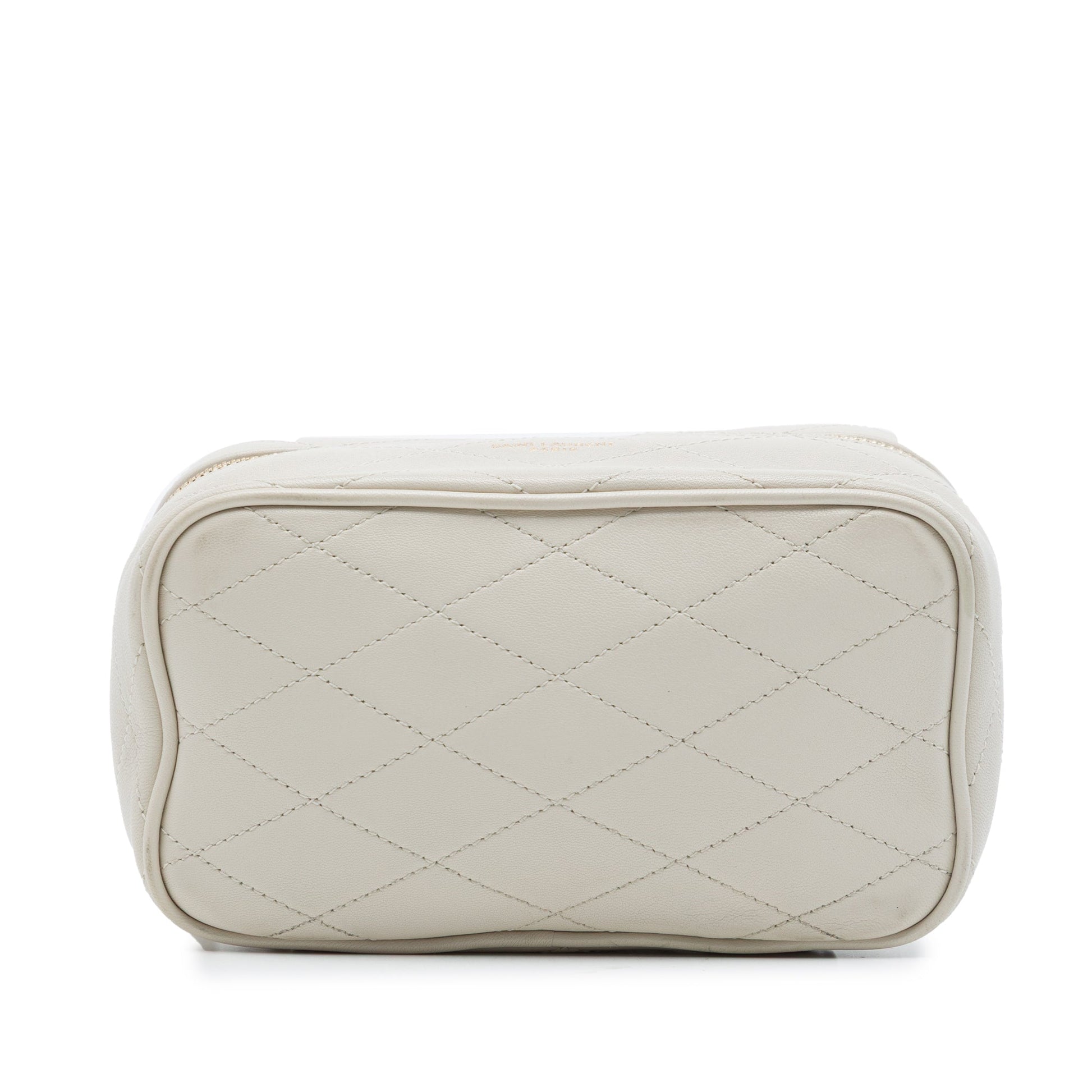 Saint Laurent Mini Quilted Lambskin Gaby Vanity Bag